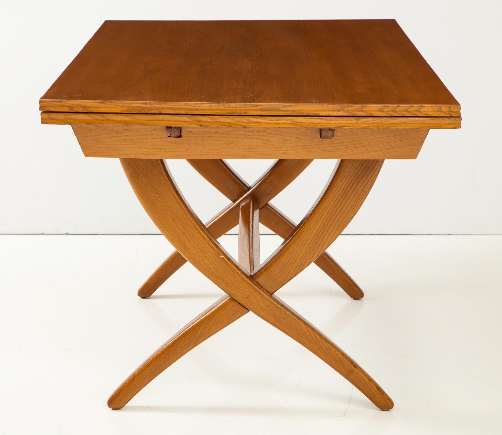 Italian Guglielmo Pecorini Extension Dining Table