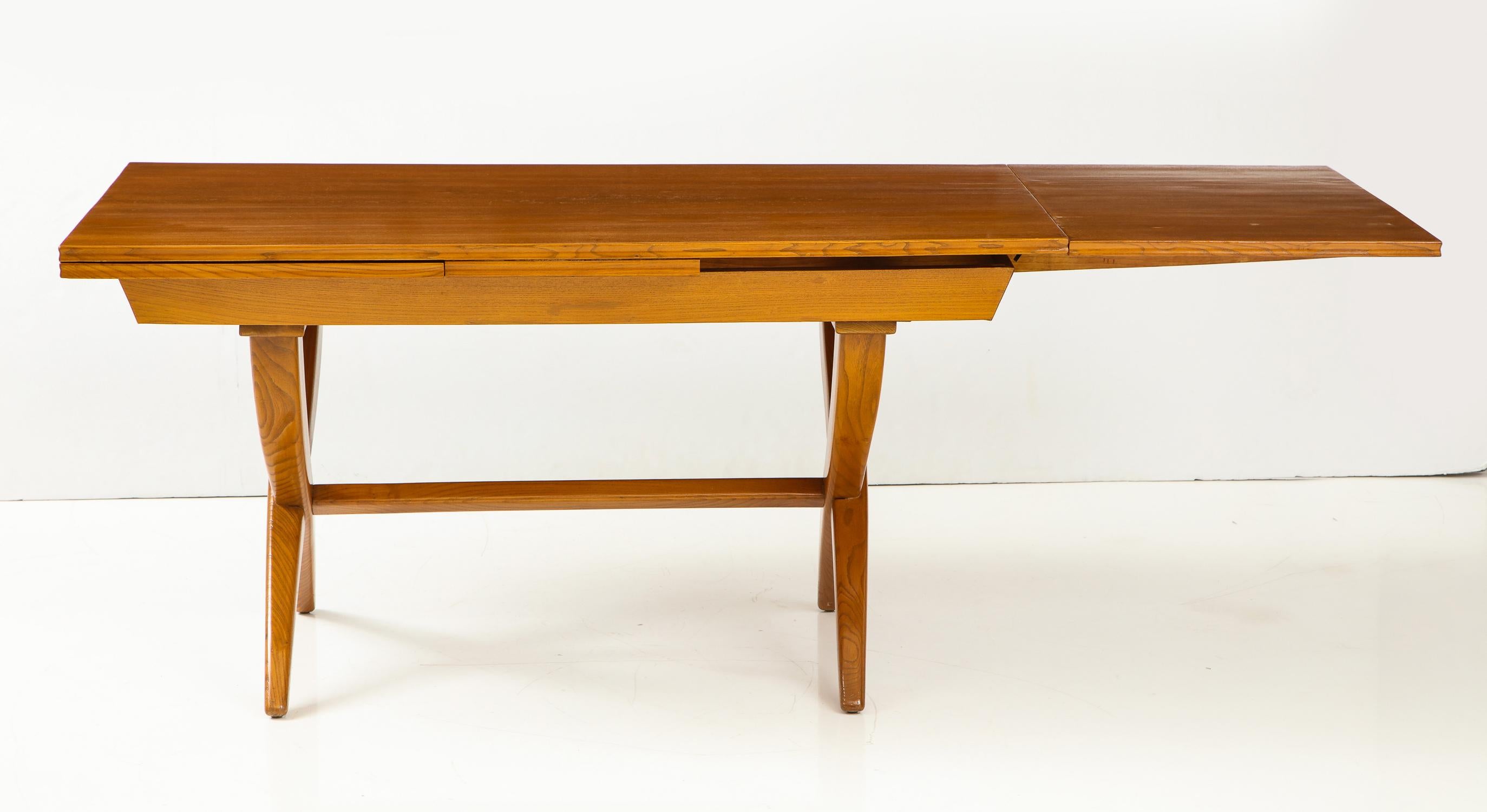 Mid-20th Century Guglielmo Pecorini Extension Dining Table