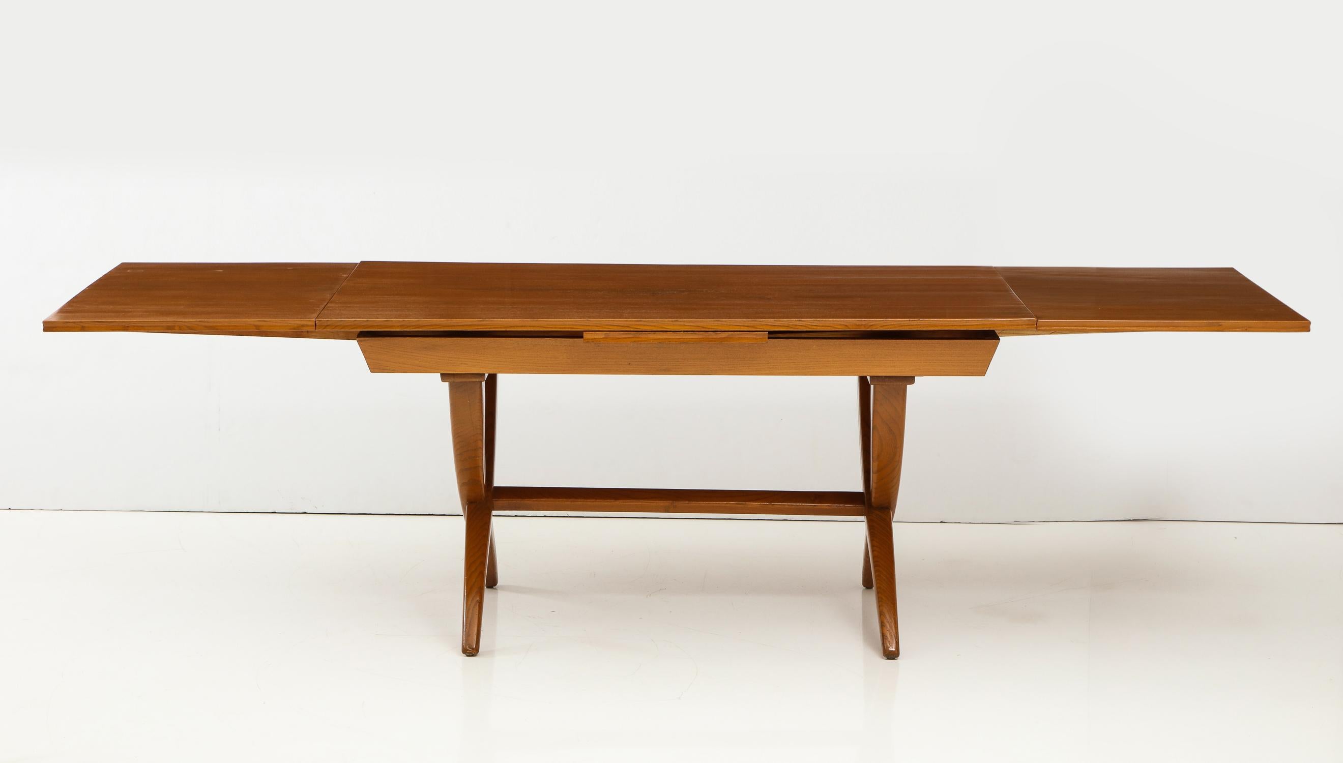 Oak Guglielmo Pecorini Extension Dining Table