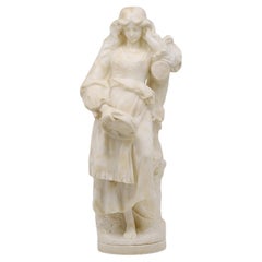Guglielmo PUGI Giovane Pugi con tamburello, scultura del 1880