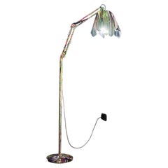 "William Tell" sculptural art floor lamp, designed and assembled by Dario Nasuti