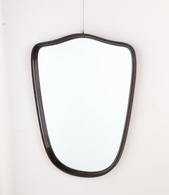 Specchio da parete in noce intagliato di Guglielmo Ulrich, Italia, circa 1940