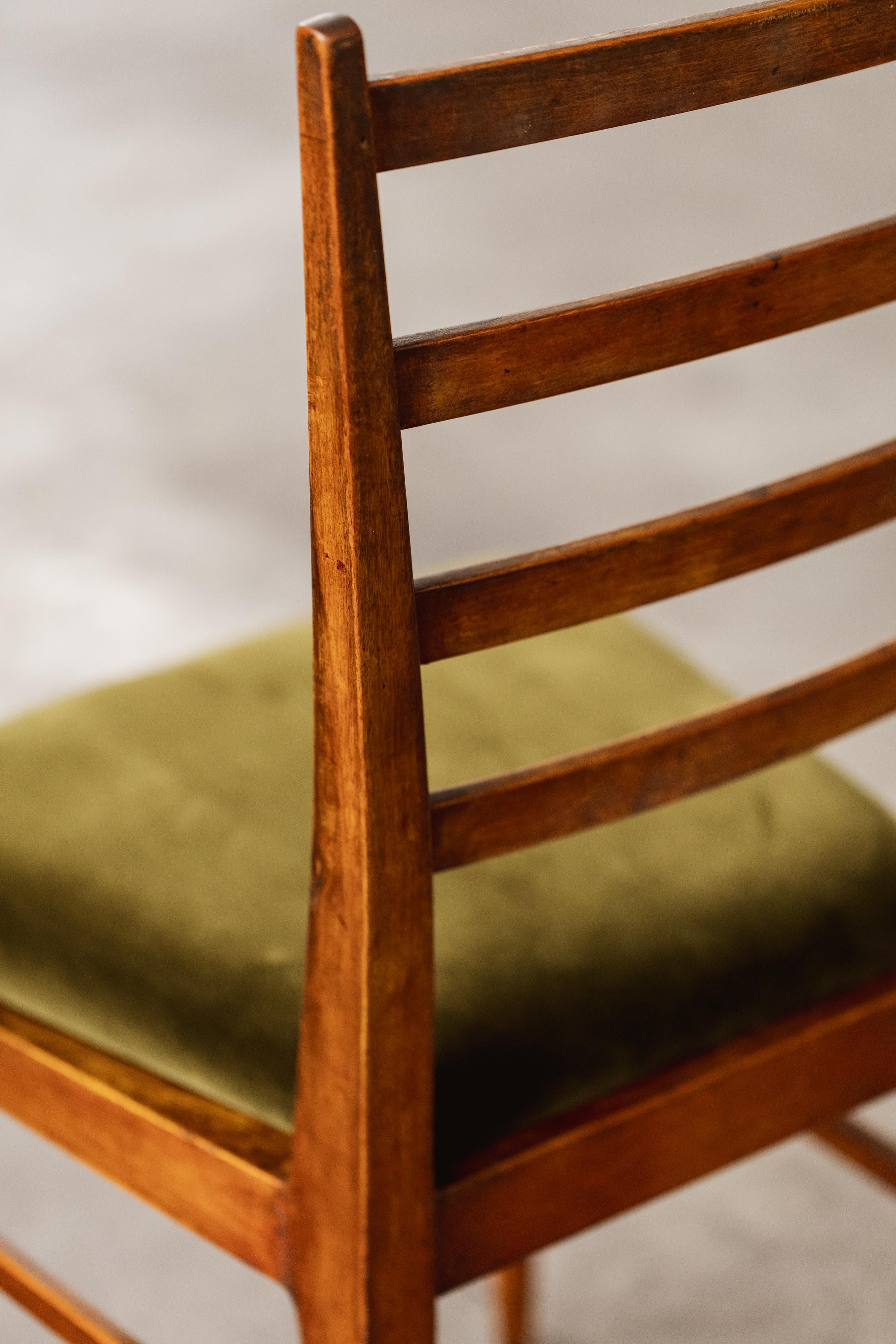Guglielmo Ulrich Dining Chair for Saffa Milano, 1950 In Good Condition For Sale In Lonigo, Veneto