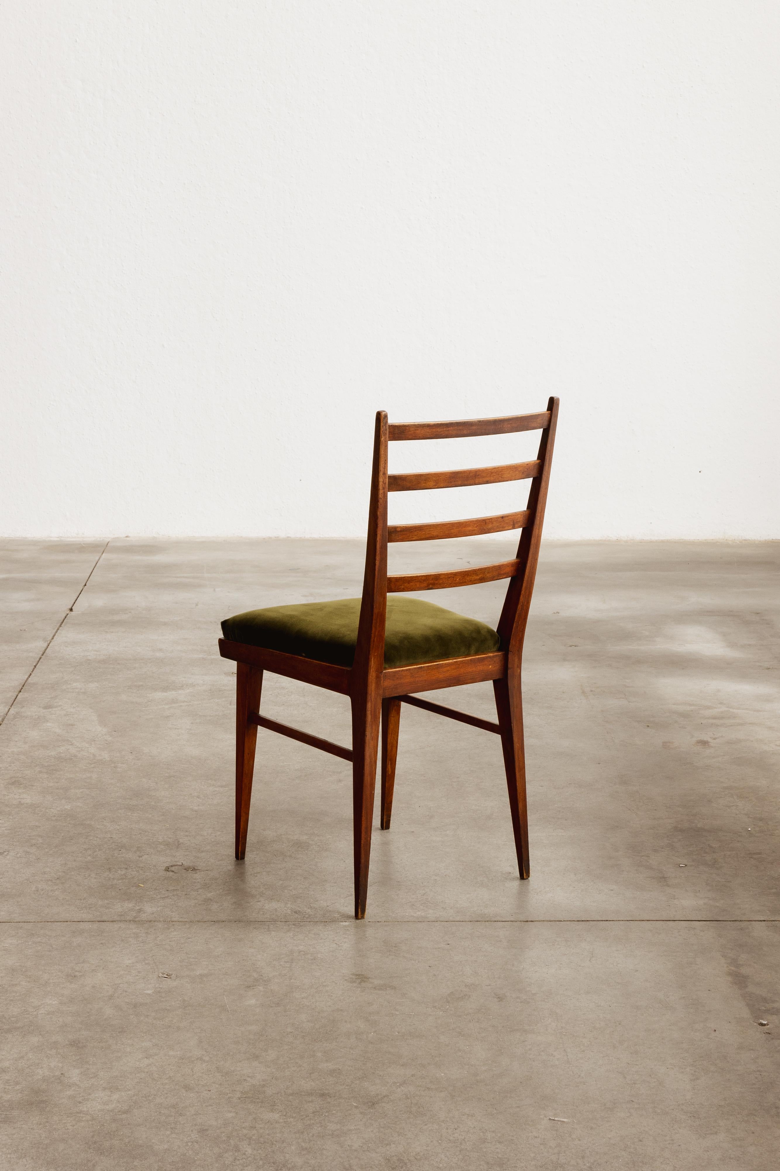 Mid-20th Century Guglielmo Ulrich Dining Chair for Saffa Milano, 1950 For Sale