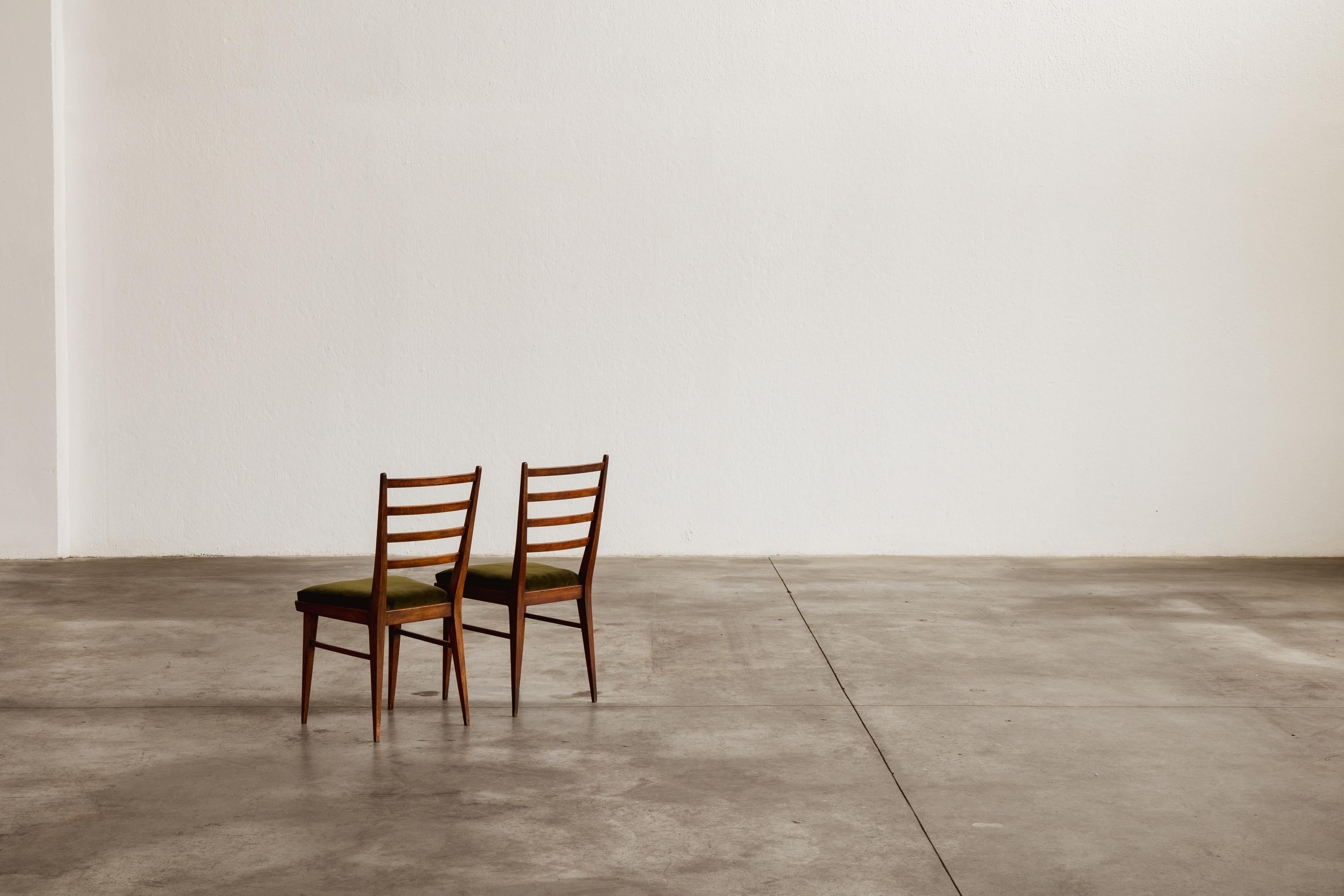 Guglielmo Ulrich Dining Chairs for Saffa Milano, 1950, Set of 2 For Sale 3
