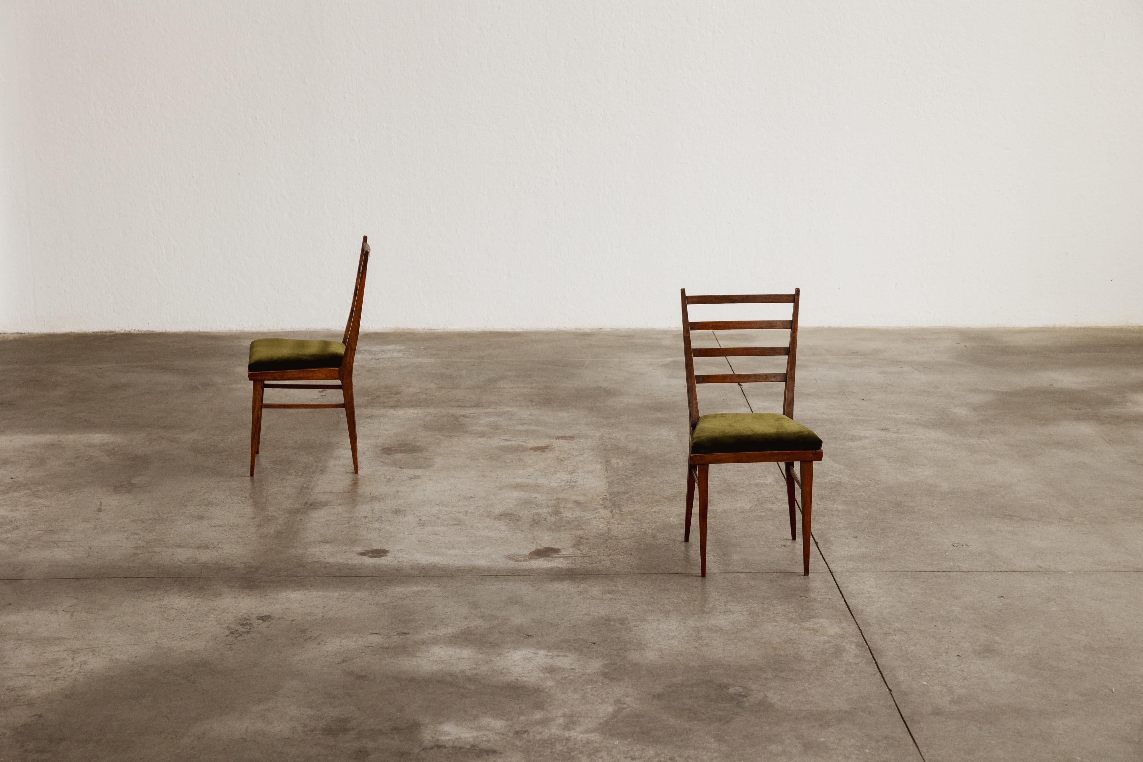 Guglielmo Ulrich Dining Chairs for Saffa Milano, 1950, Set of 2 For Sale 5