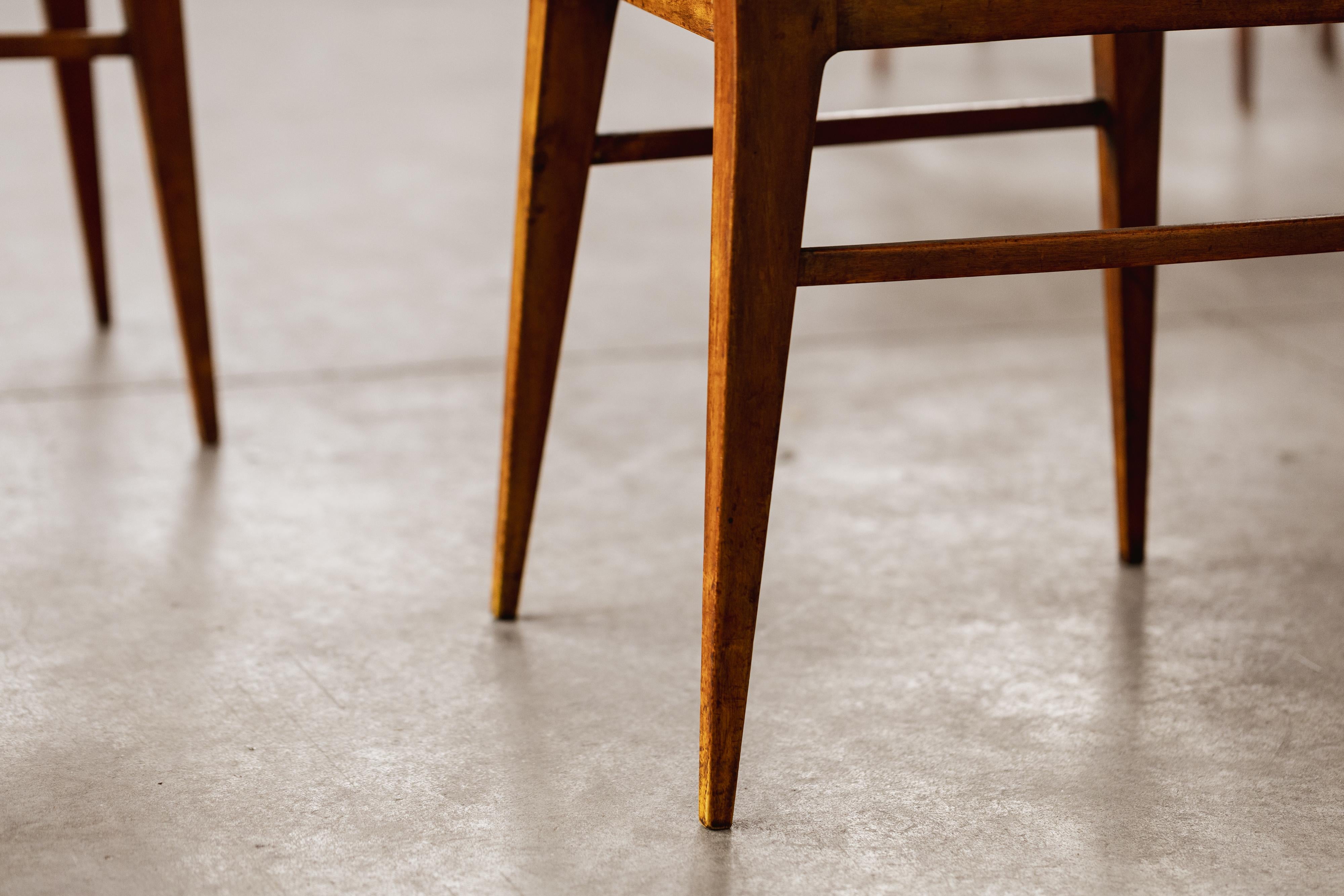 Guglielmo Ulrich Dining Chairs for Saffa Milano, 1950, Set of 2 For Sale 6