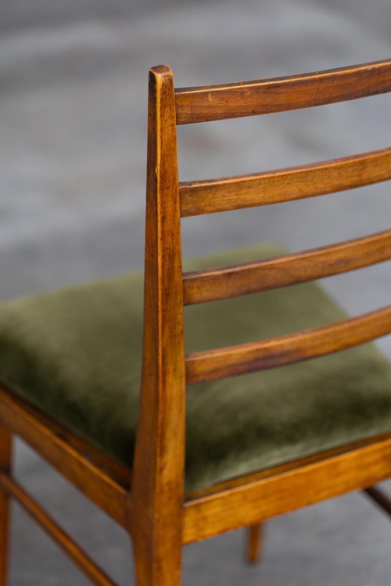 Guglielmo Ulrich Dining Chairs for Saffa Milano, 1950, Set of 4 For Sale 4