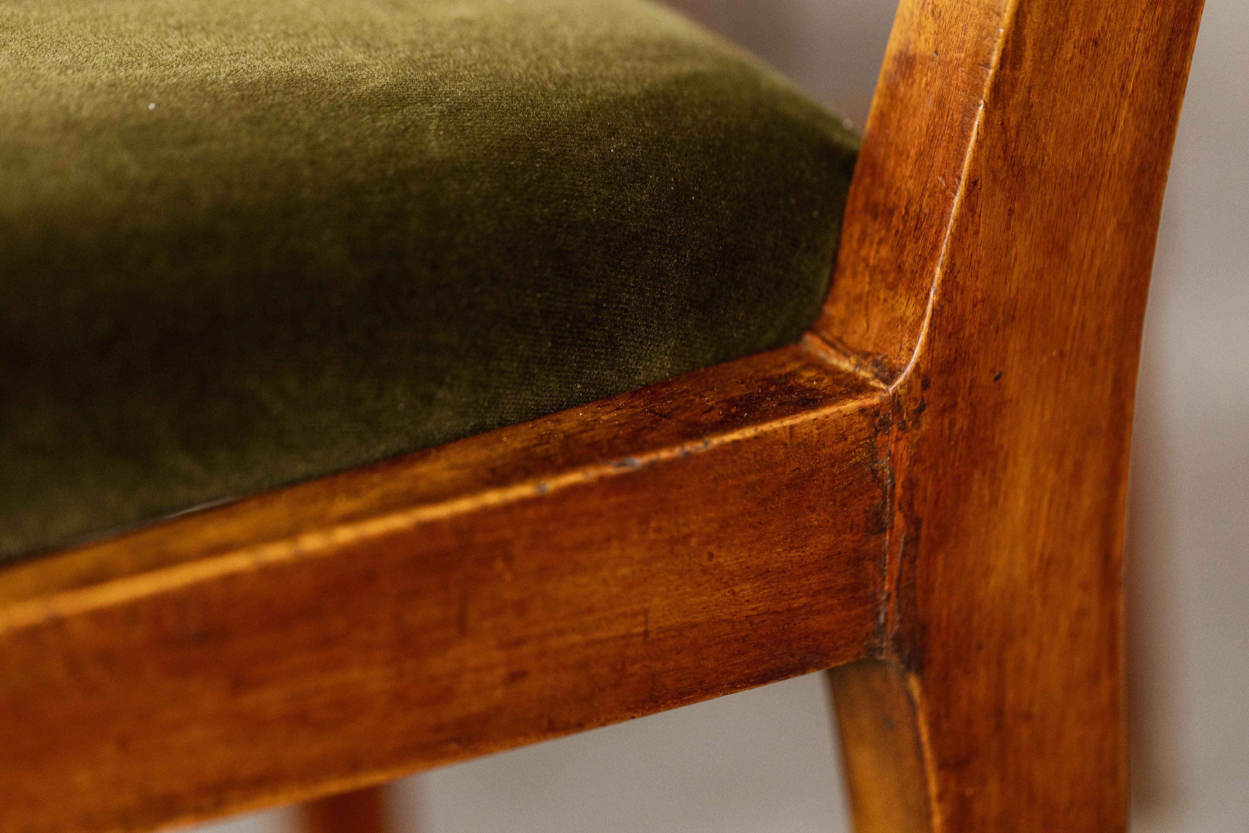 Guglielmo Ulrich Dining Chairs for Saffa Milano, 1950, Set of 6 For Sale 4