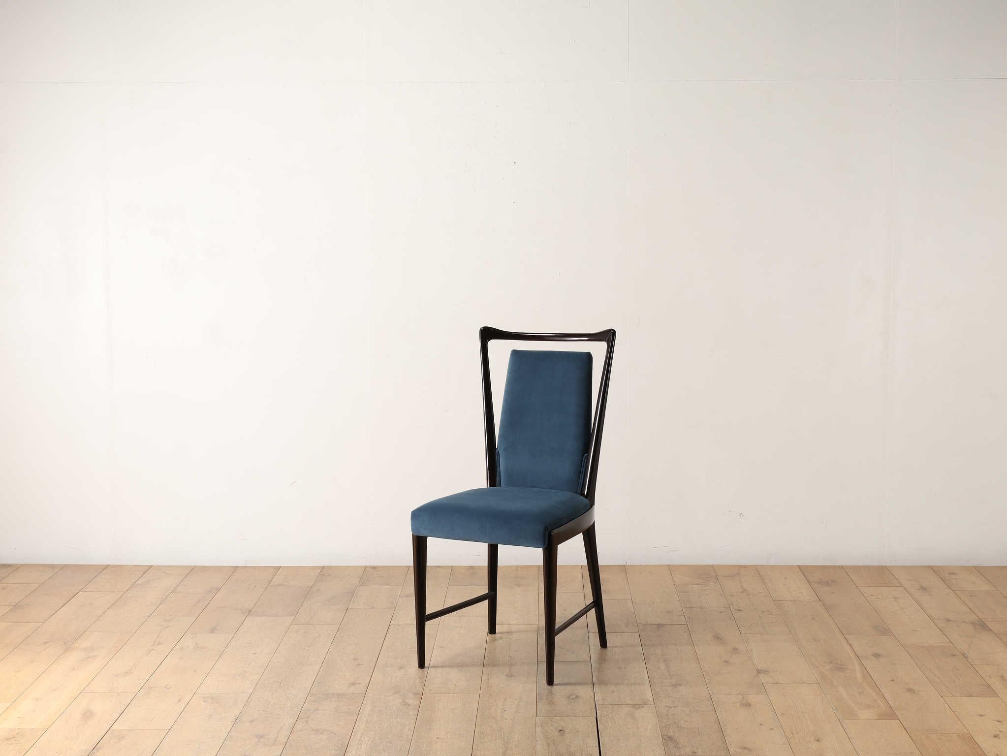 Guglielmo Ulrich Esszimmerstühle, Italien, 1940er Jahre (Moderne der Mitte des Jahrhunderts) im Angebot