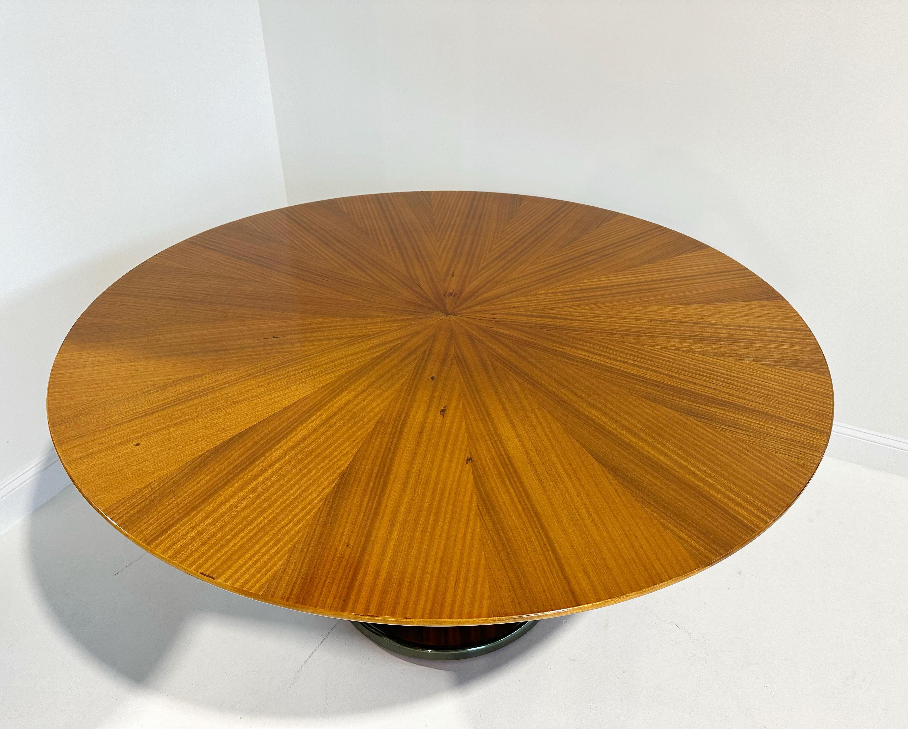 Aluminum Guglielmo Ulrich Dining Table For Sale
