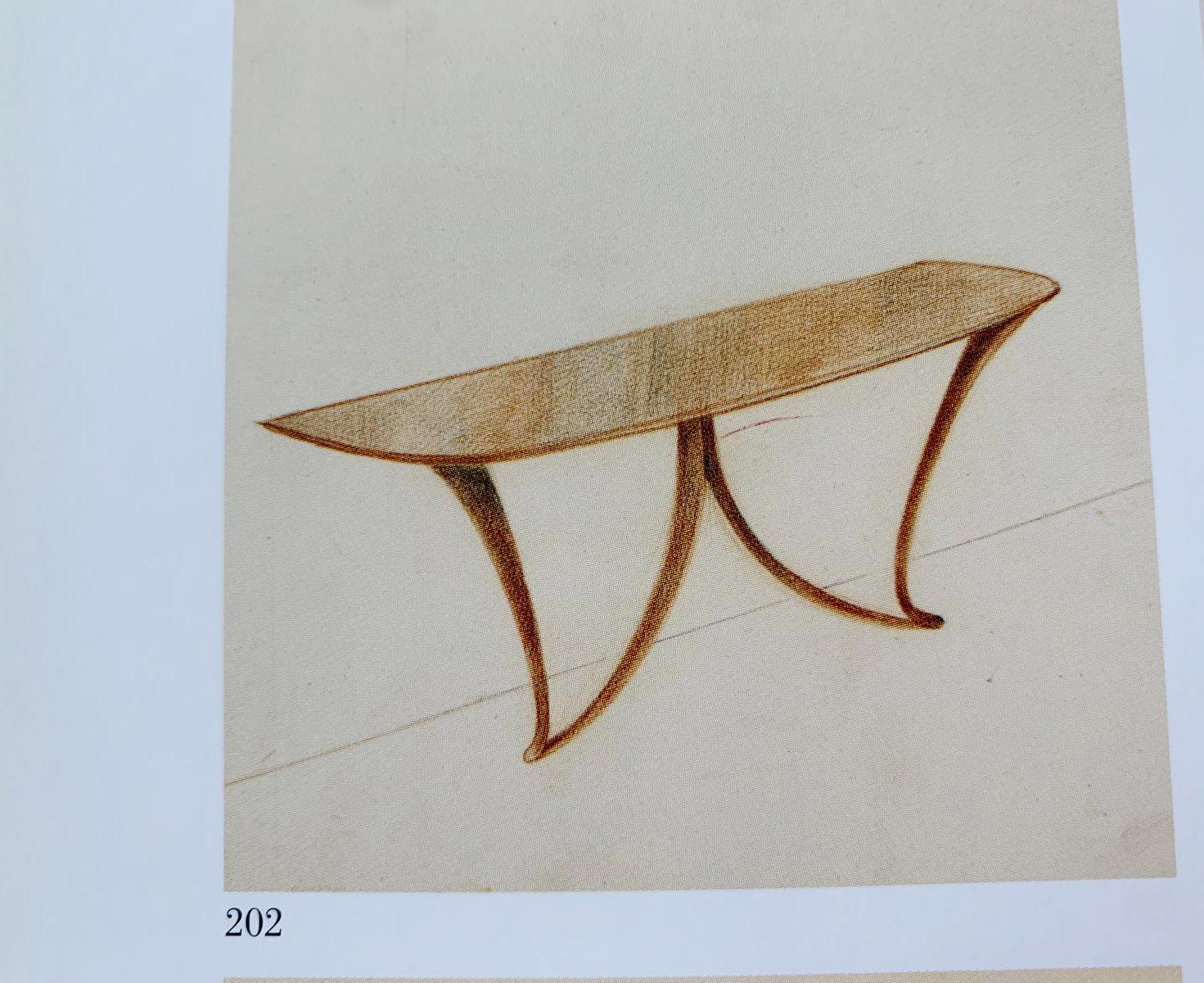 Guglielmo Ulrich Dinning Table Midcentury in Marble and Mahogany, 1950s 6