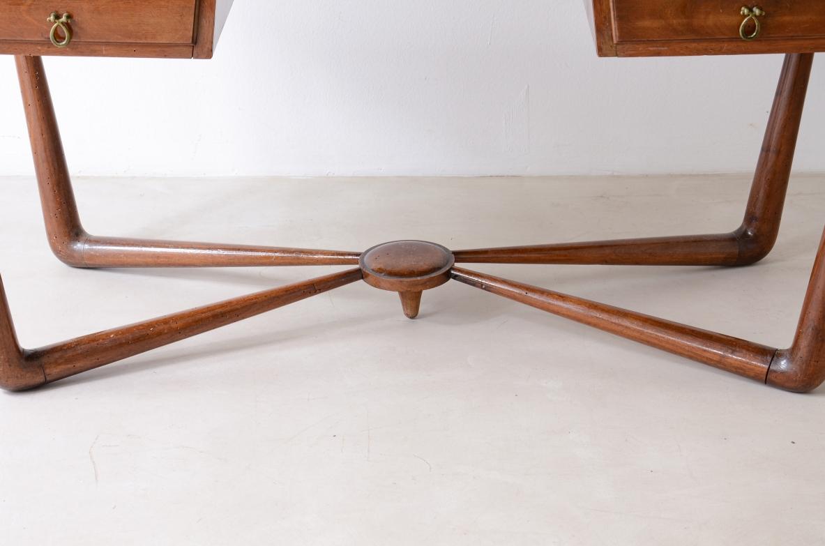 20th Century Guglielmo Ulrich elegant walnut writing desk For Sale