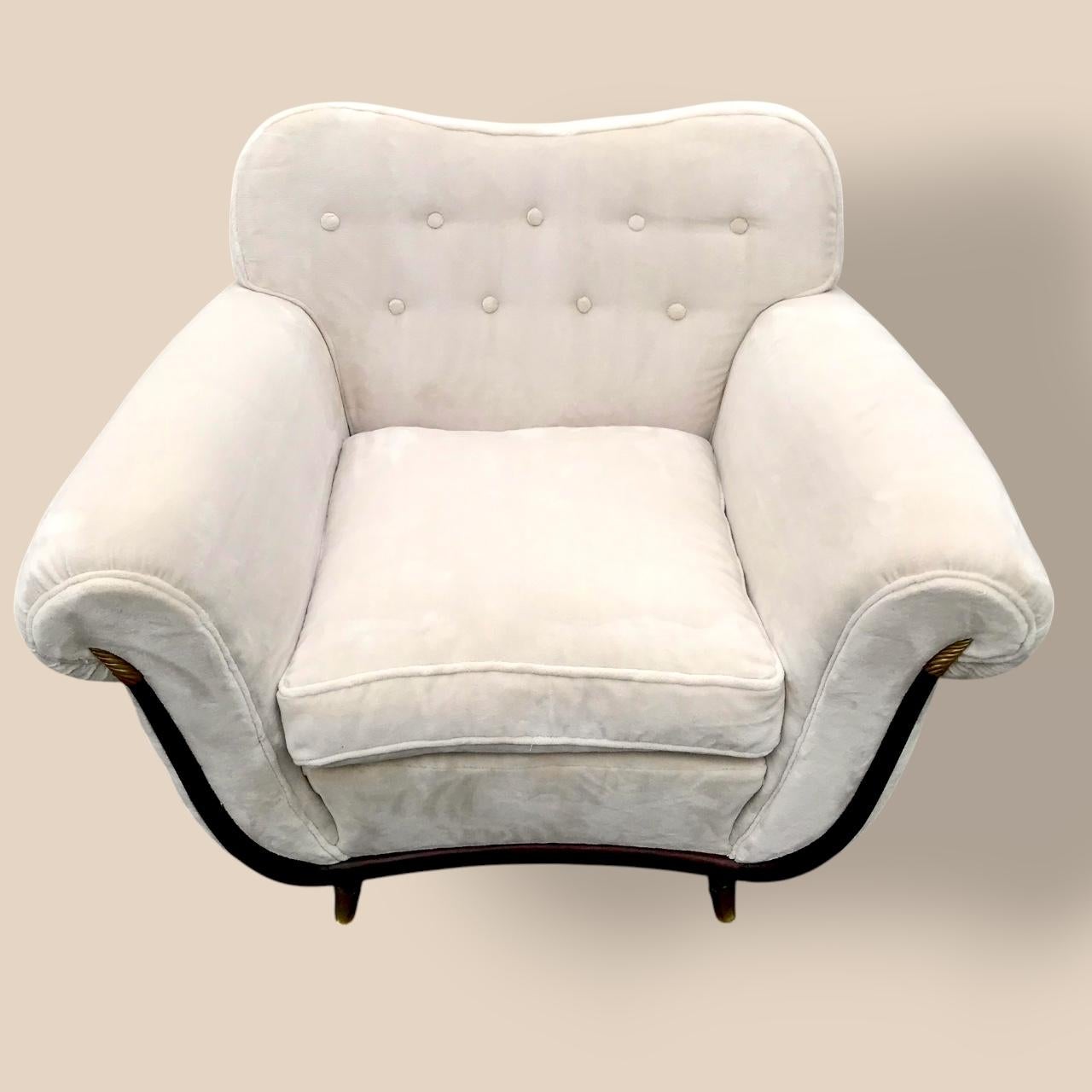 Italian Guglielmo Ulrich Fauteuils For Sale