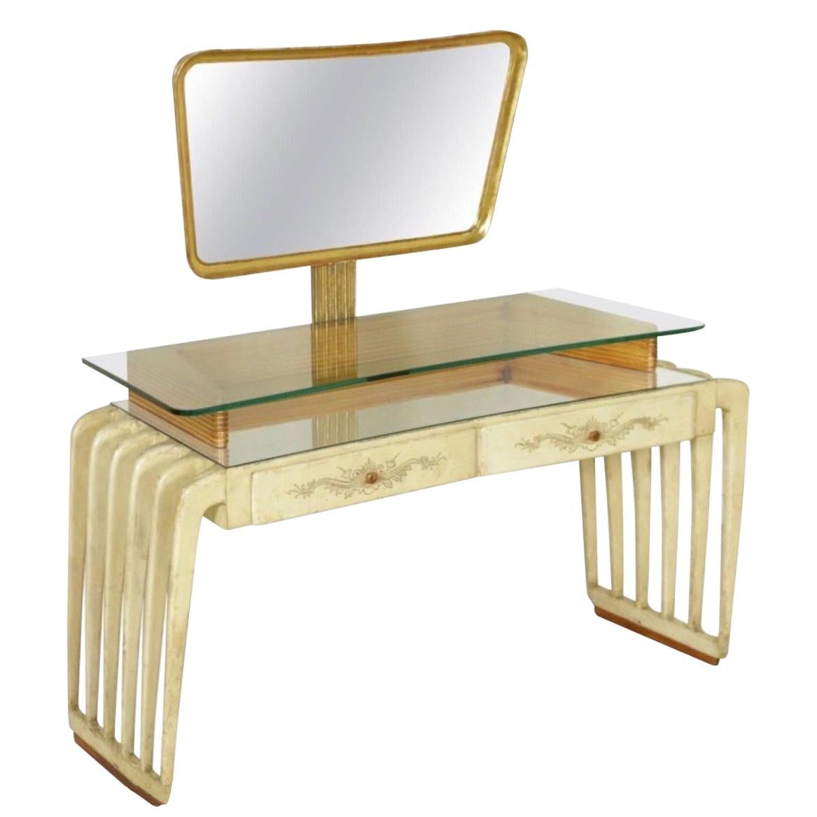 Guglielmo Ulrich for Valzania Parchment Art Deco Dressing Table