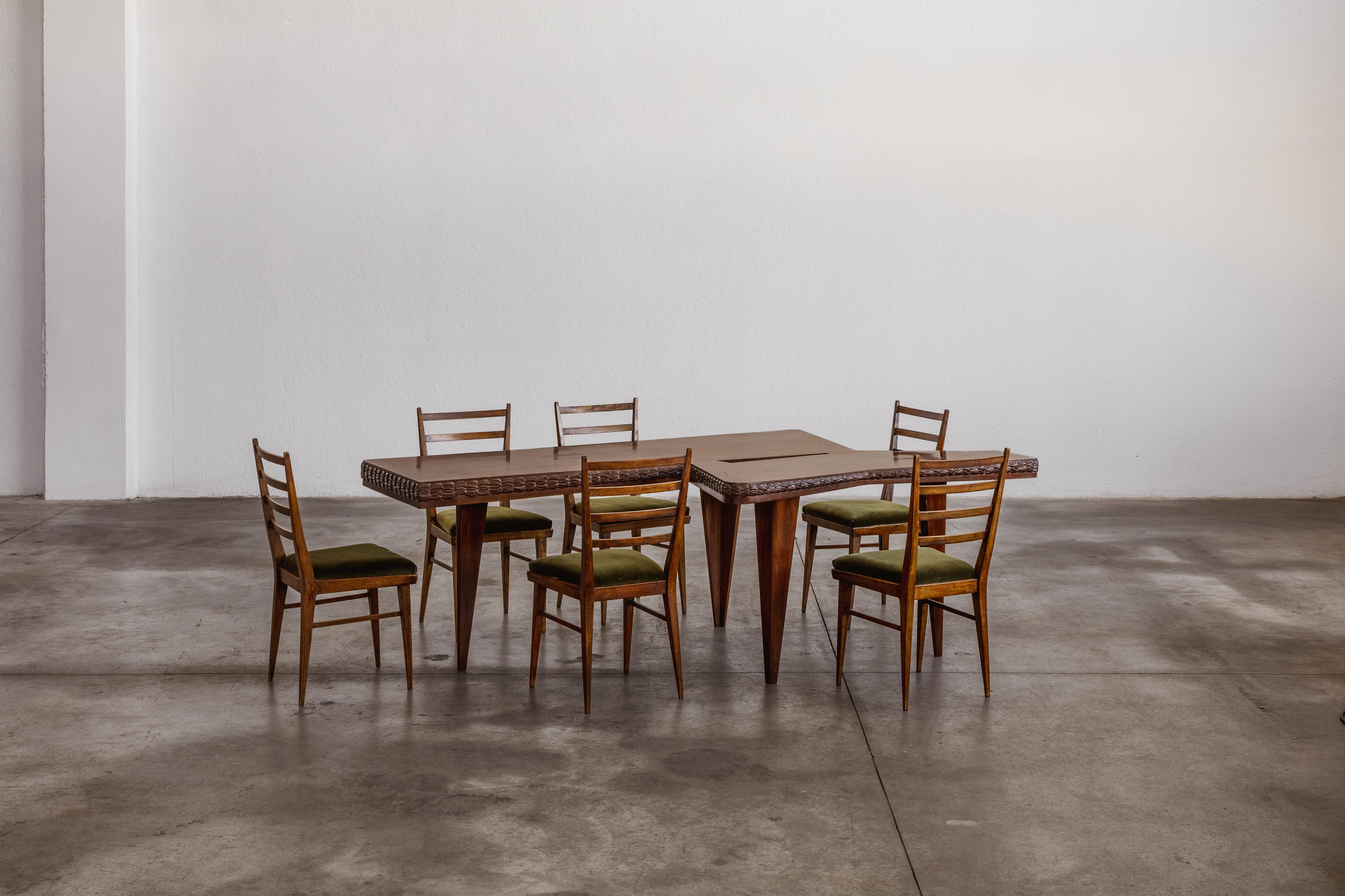 italien Guglielmo Ulrich Bureau à forme libre, 1950 en vente