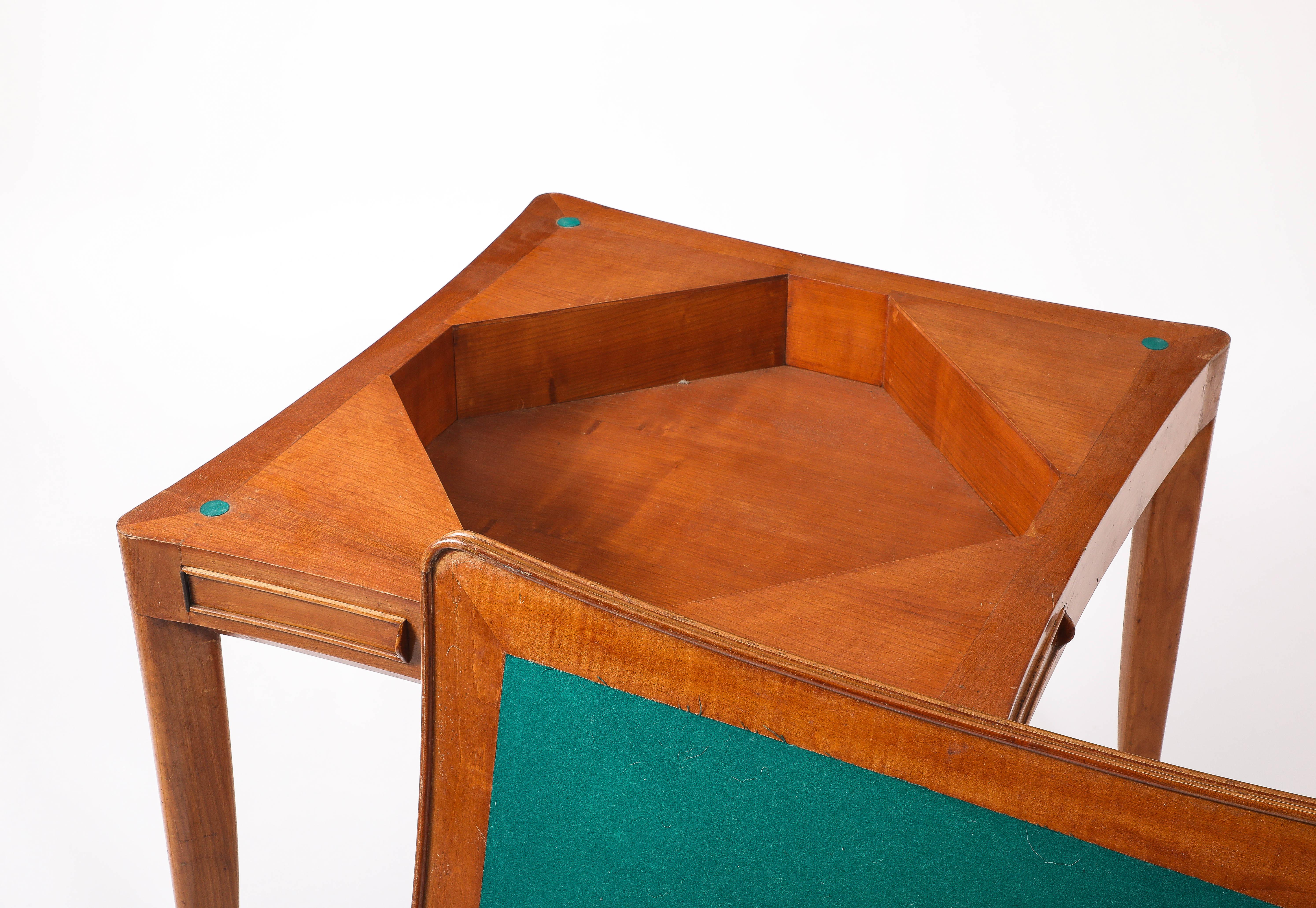 Guglielmo Ulrich Game Table, Italy 1950's For Sale 6