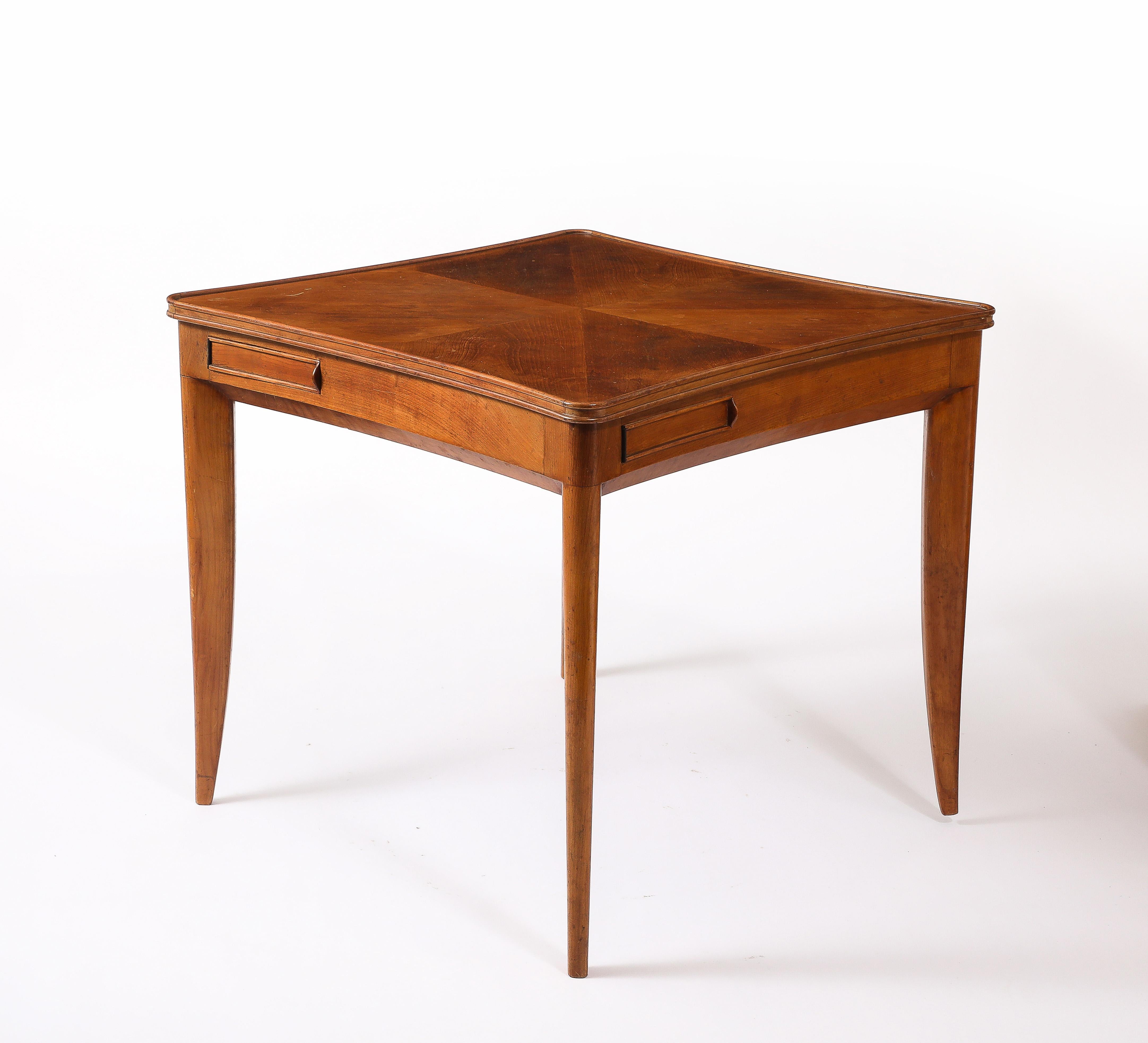 20th Century Guglielmo Ulrich Game Table, Italy 1950's For Sale