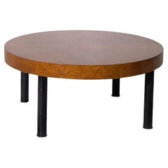 Table basse italienne Guglielmo Ulrich pour ARCA avec pieds tournés
