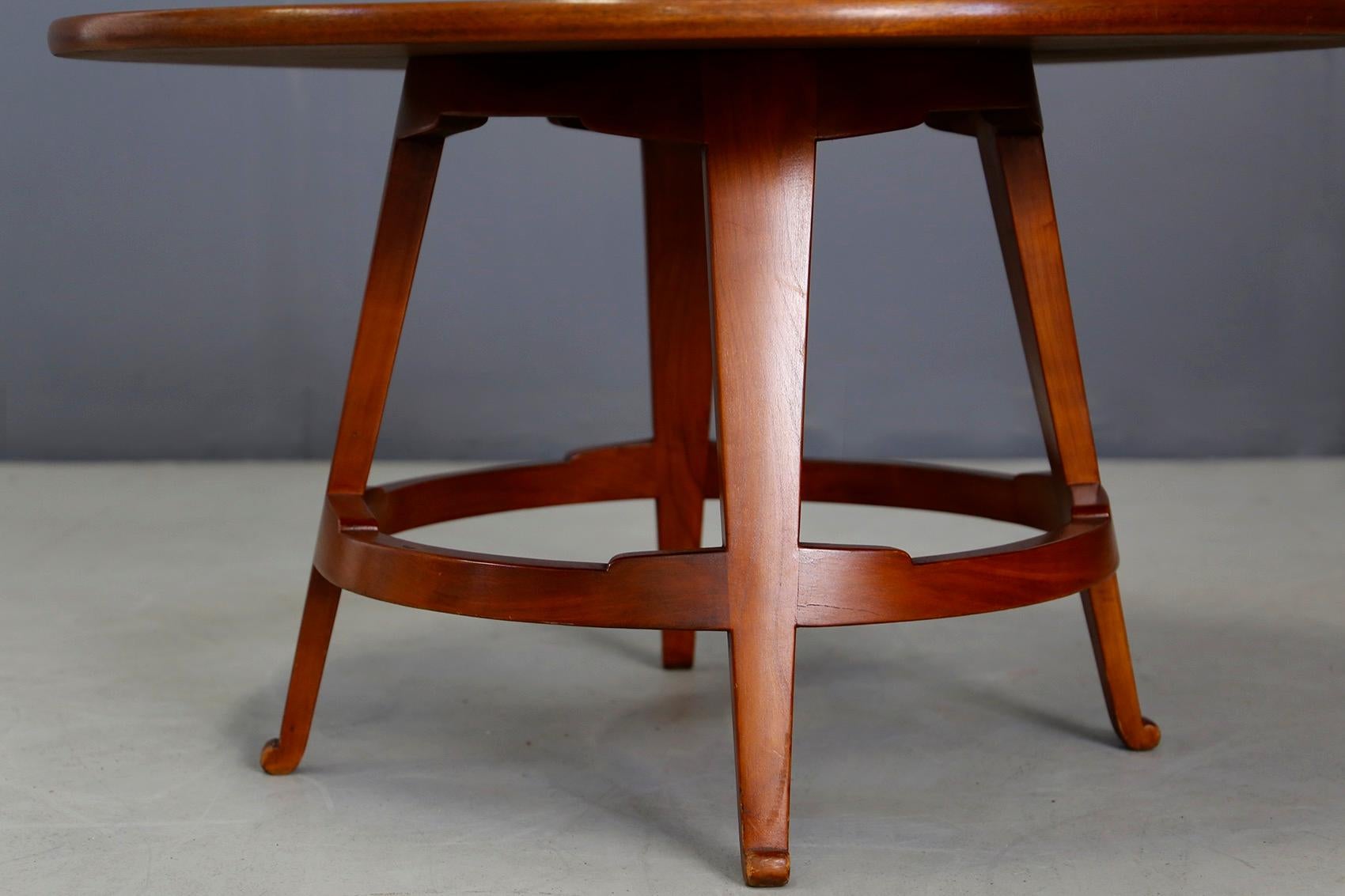 Guglielmo Ulrich Midcentury Coffee Table in Hardwood, 1946 In Good Condition In Milano, IT