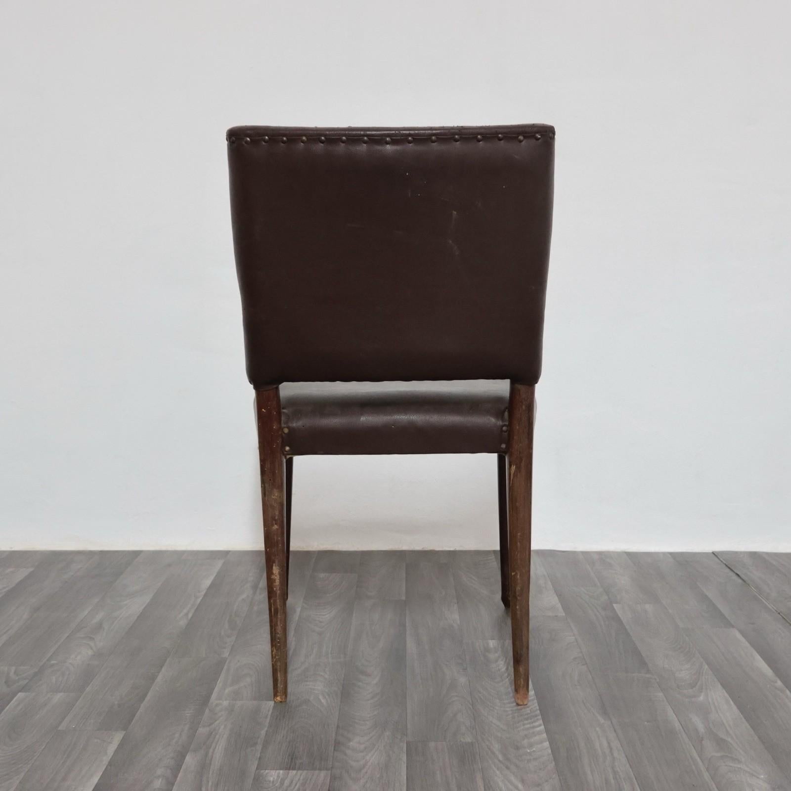 Guglielmo Ulrich Sedia con Braccioli a Sbalzo Anni '50 Raro Design Modernariato in vendita 8