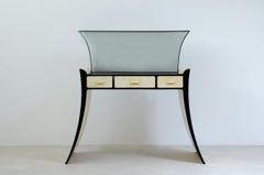 Guglielmo Ulrich einzigartiger Konsolentisch aus Pergament mit Spiegel