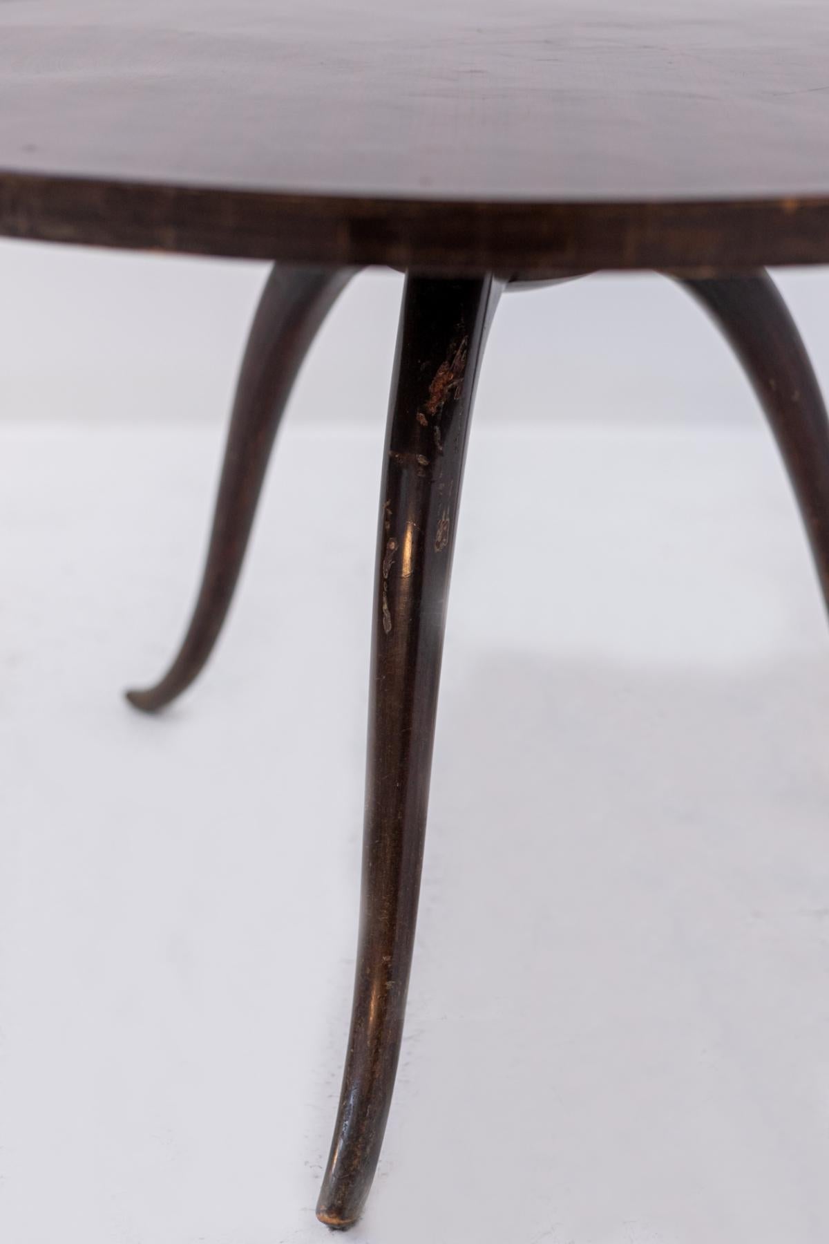 Mid-Century Modern Guglielmo Ulrich Wooden Coffee Table For Sale