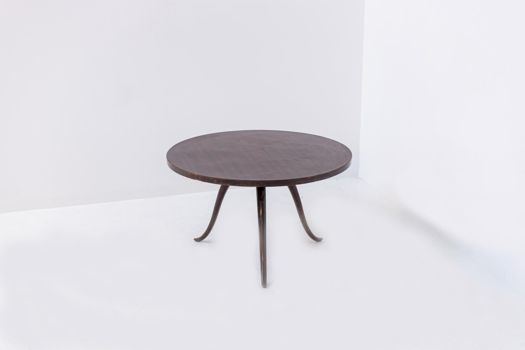 Italian Guglielmo Ulrich Wooden Coffee Table For Sale