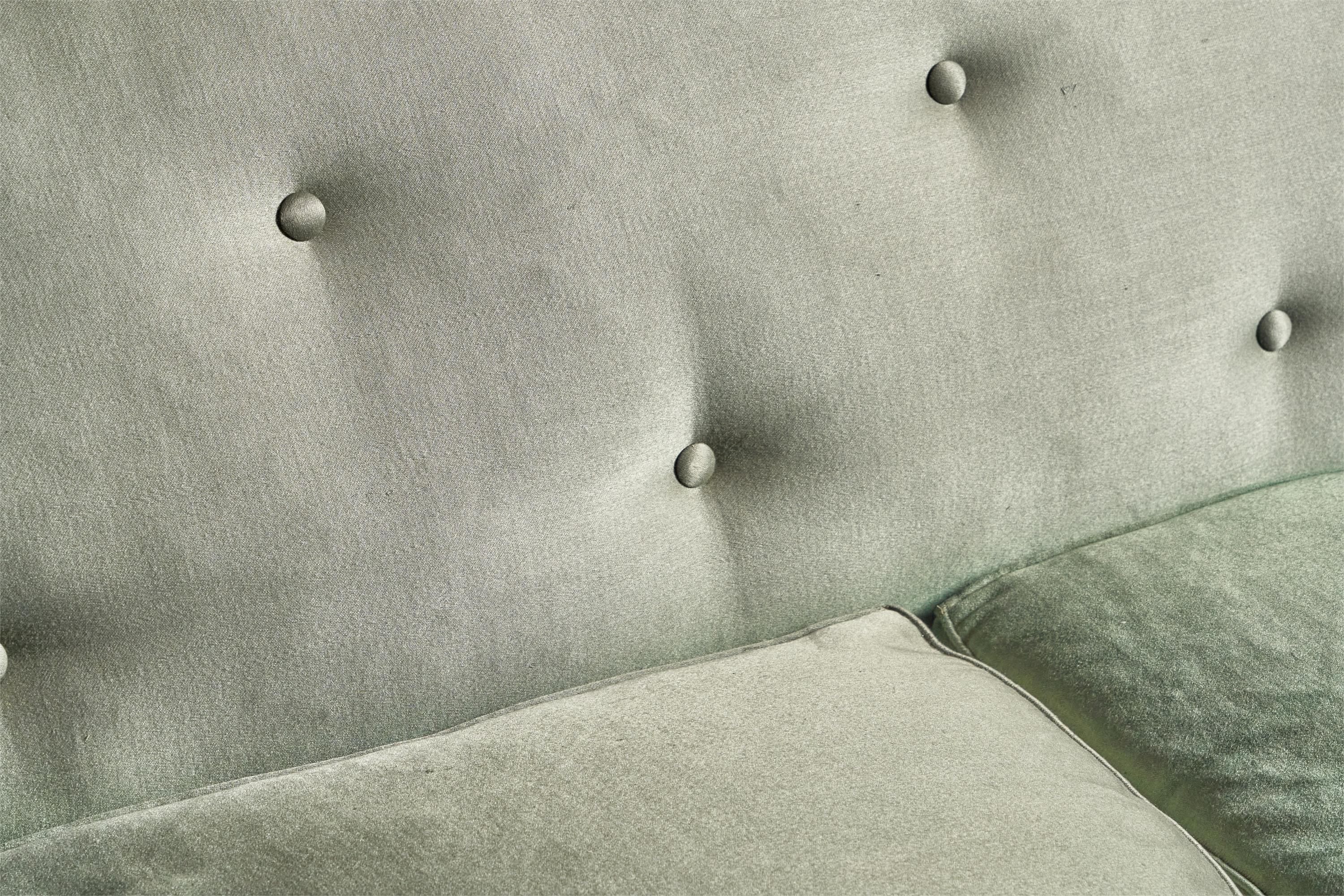 Mid-20th Century Guglielmo Veronesi, Sofa, Fabric, Wood, Italy, 1950s For Sale