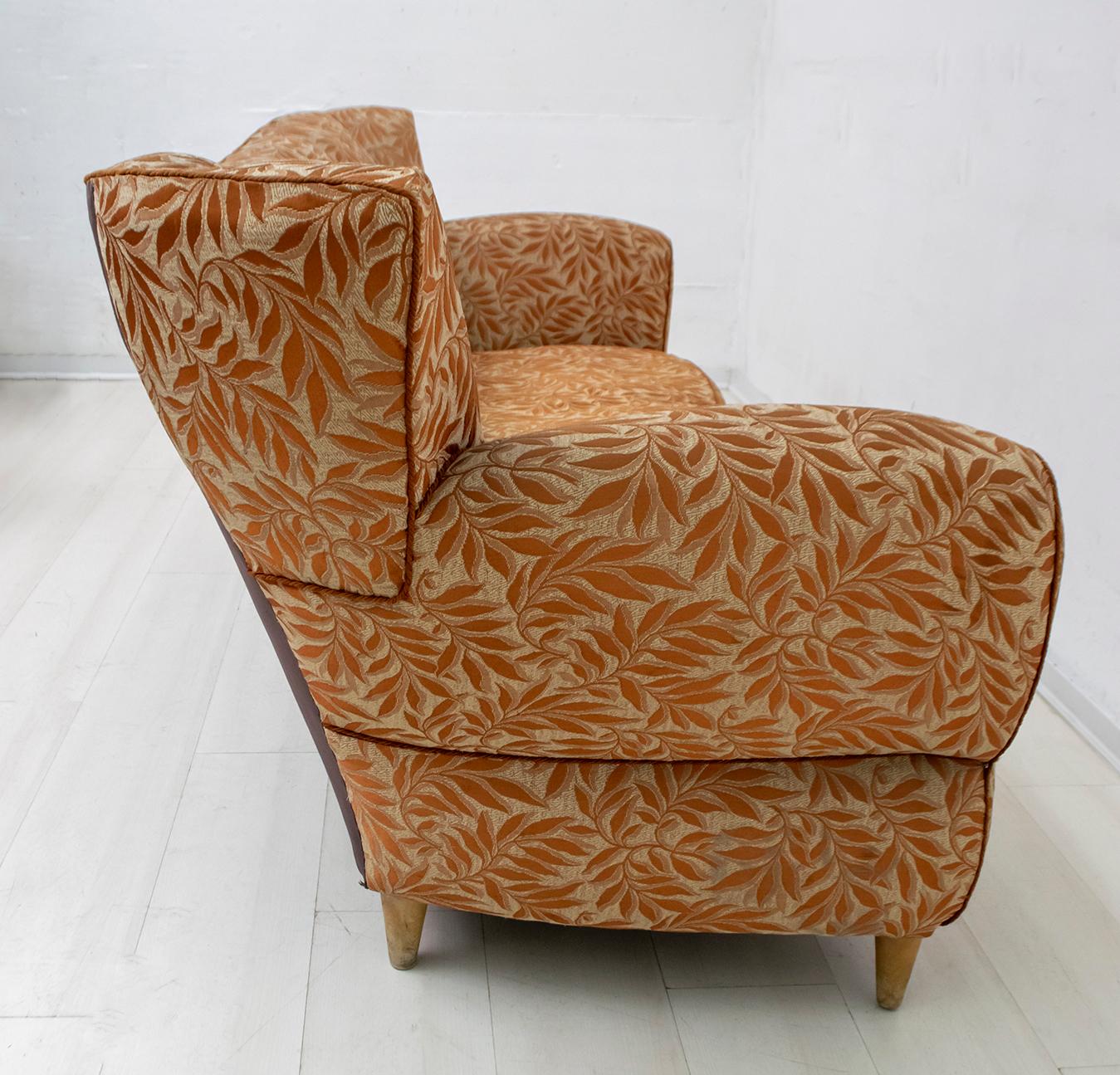 Canapé et deux fauteuils italiens Art Déco de Gugliemo Ulrich, années 1940 en vente 13