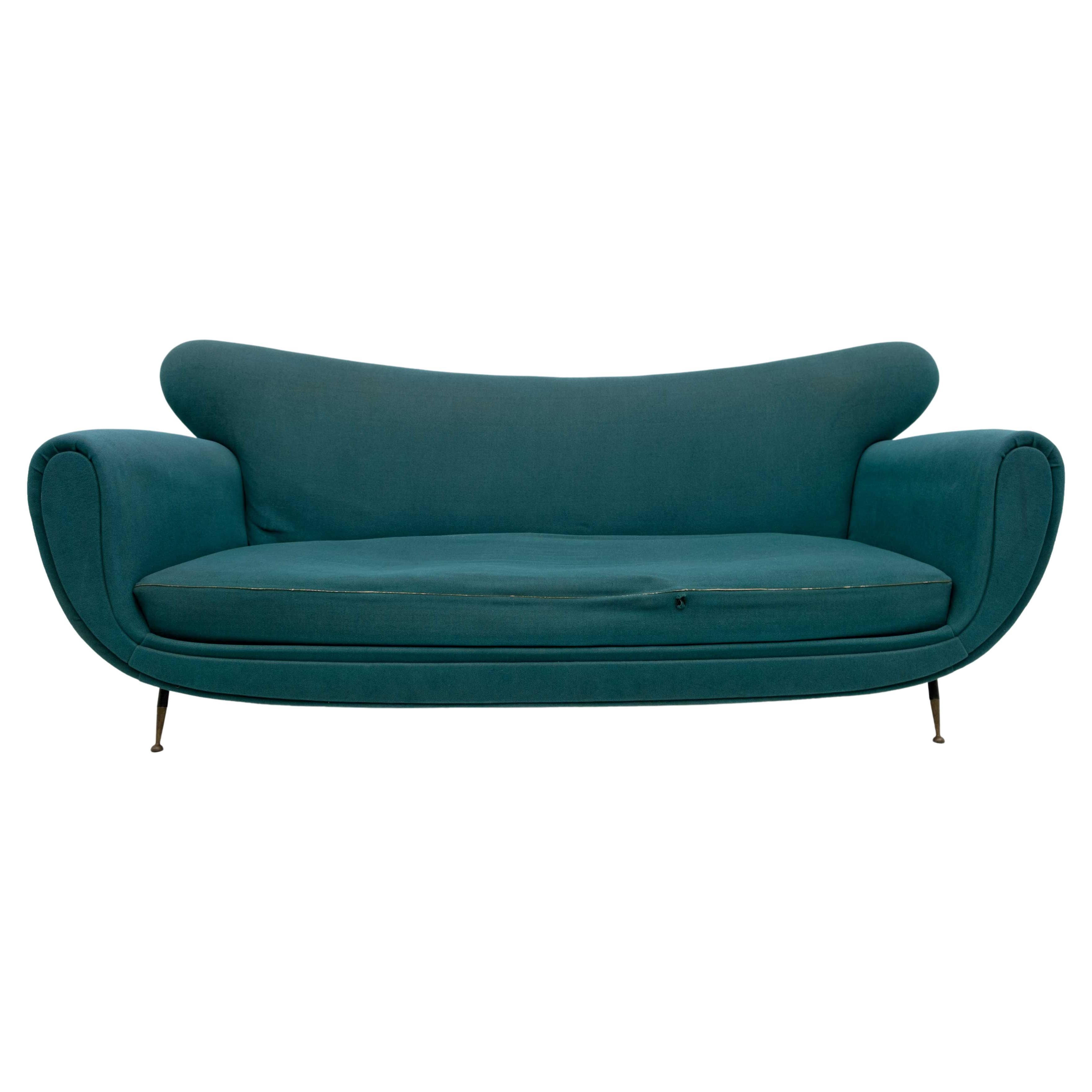 Gugliemo Ulrich Mid-Century Modern Italian Sofa, 1950s