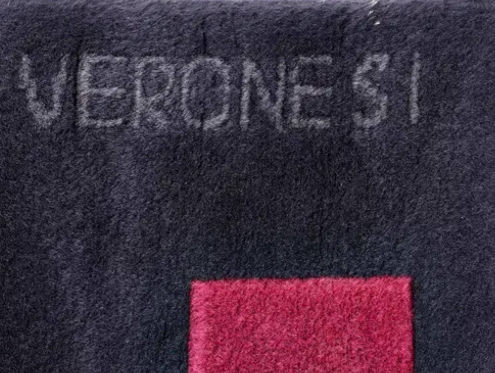 20ième siècle Gugliomo Veronesi  Tapis en laine Color-Block noué à la main Runner, milieu du siècle, Italie. en vente