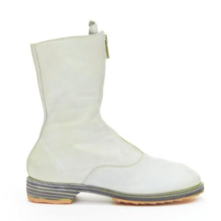 Guidi stivale con zip in pelle morbida lavata e burattata grigio chiaro EU37
Riferimento: JACG/A00092
Marchio: Guidi
Materiale: Pelle
Colore: Grigio
Modello: Tinta unita
Chiusura: zip
Dettagli extra: Morbida pelle lavata e bottalata di colore grigio