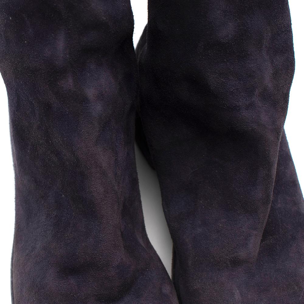 Women's or Men's Guidi Suede Distressed Zipped Boots - Size EU 43 For Sale