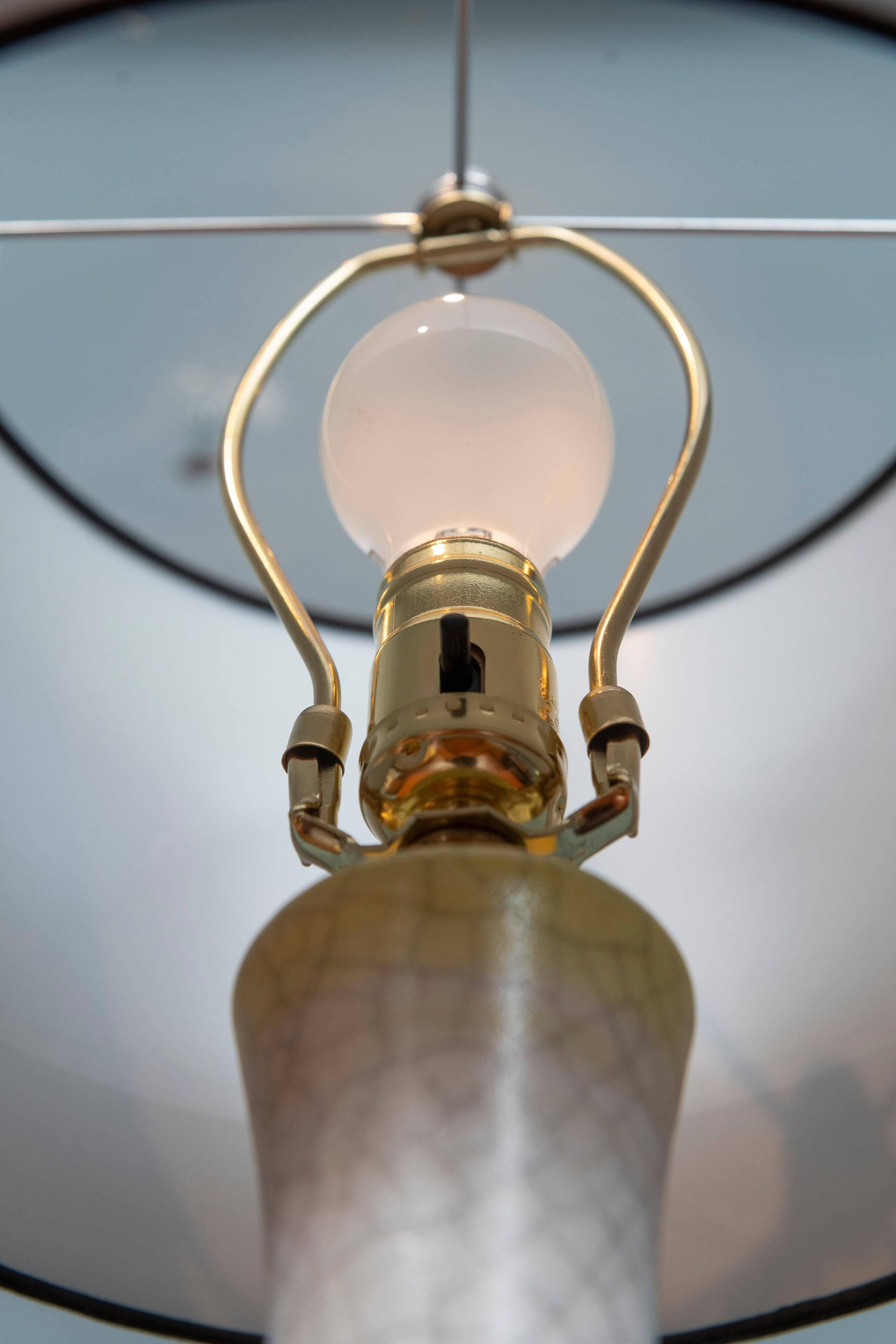 Tischlampe von Guido Gambone, Italien im Zustand „Gut“ im Angebot in San Francisco, CA