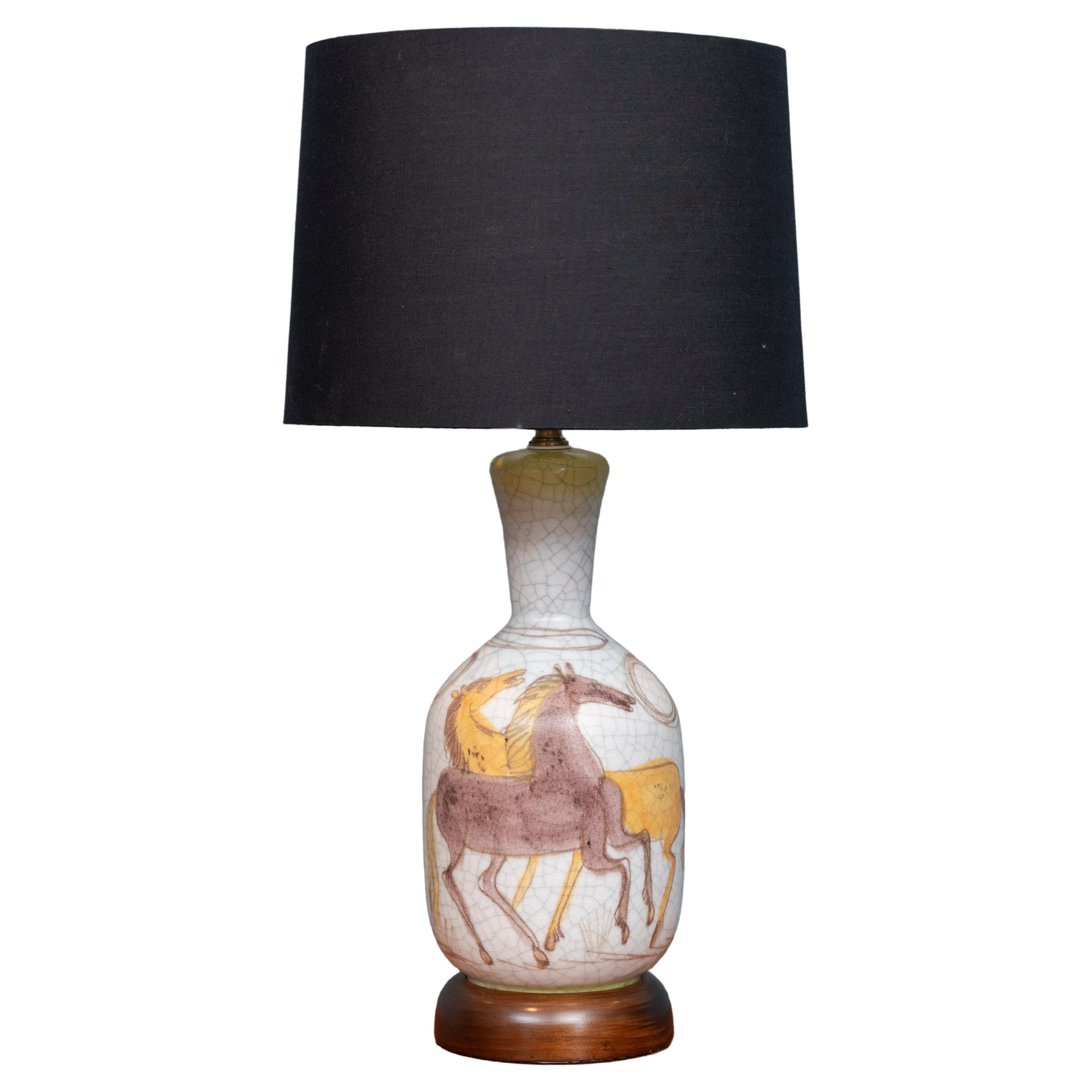 Guido Gambone Table Lamp, Italy For Sale