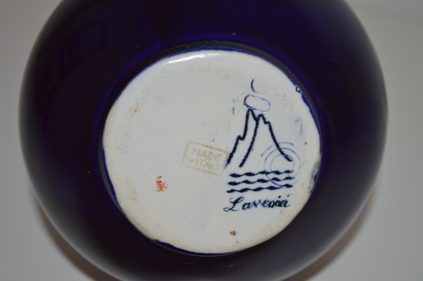 Guido Andlovitz for Lavenia Art Deco Ceramic Flower Vase, 1930s For Sale 7
