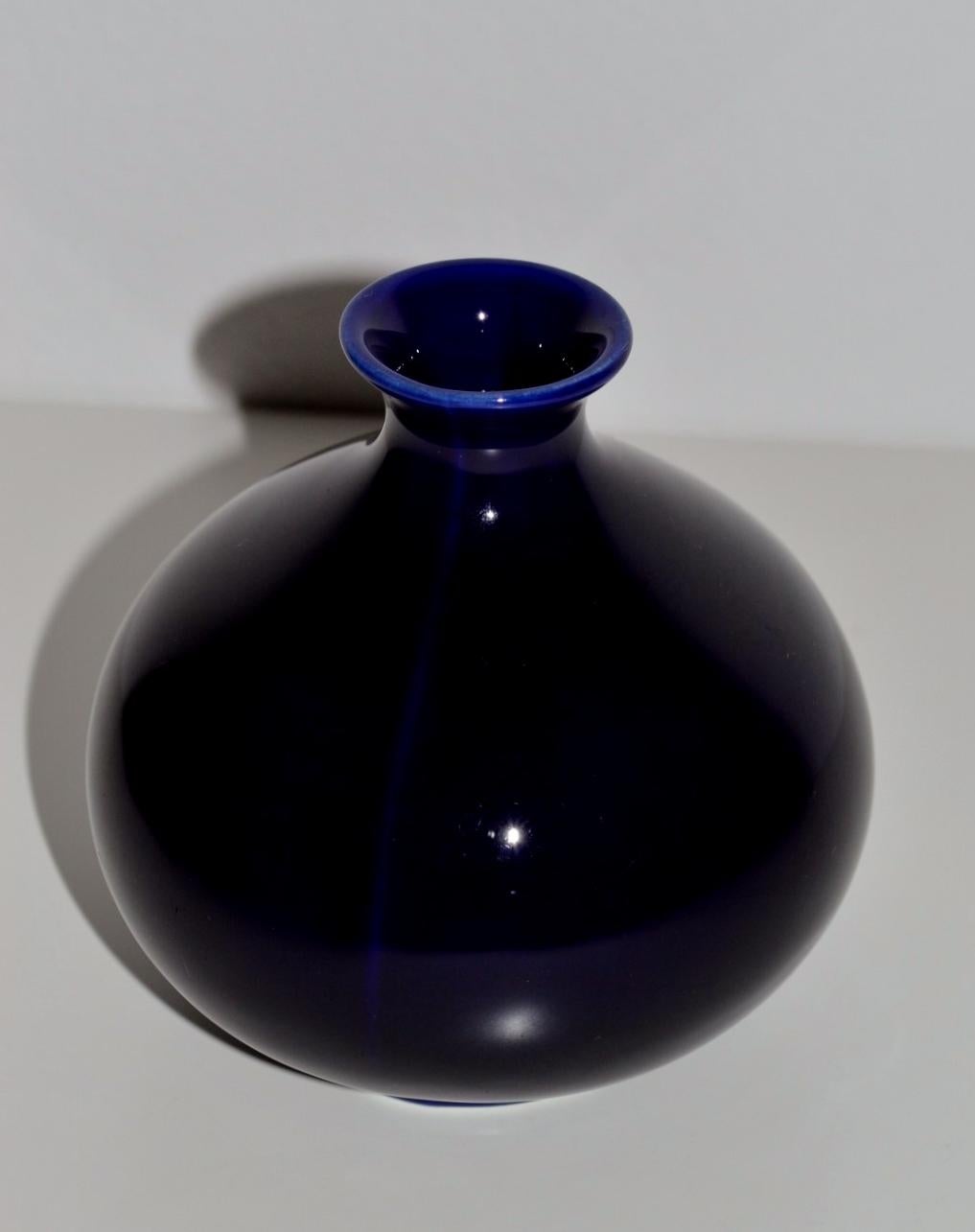 Italian Guido Andlovitz for Lavenia Art Deco Ceramic Flower Vase, 1930s For Sale