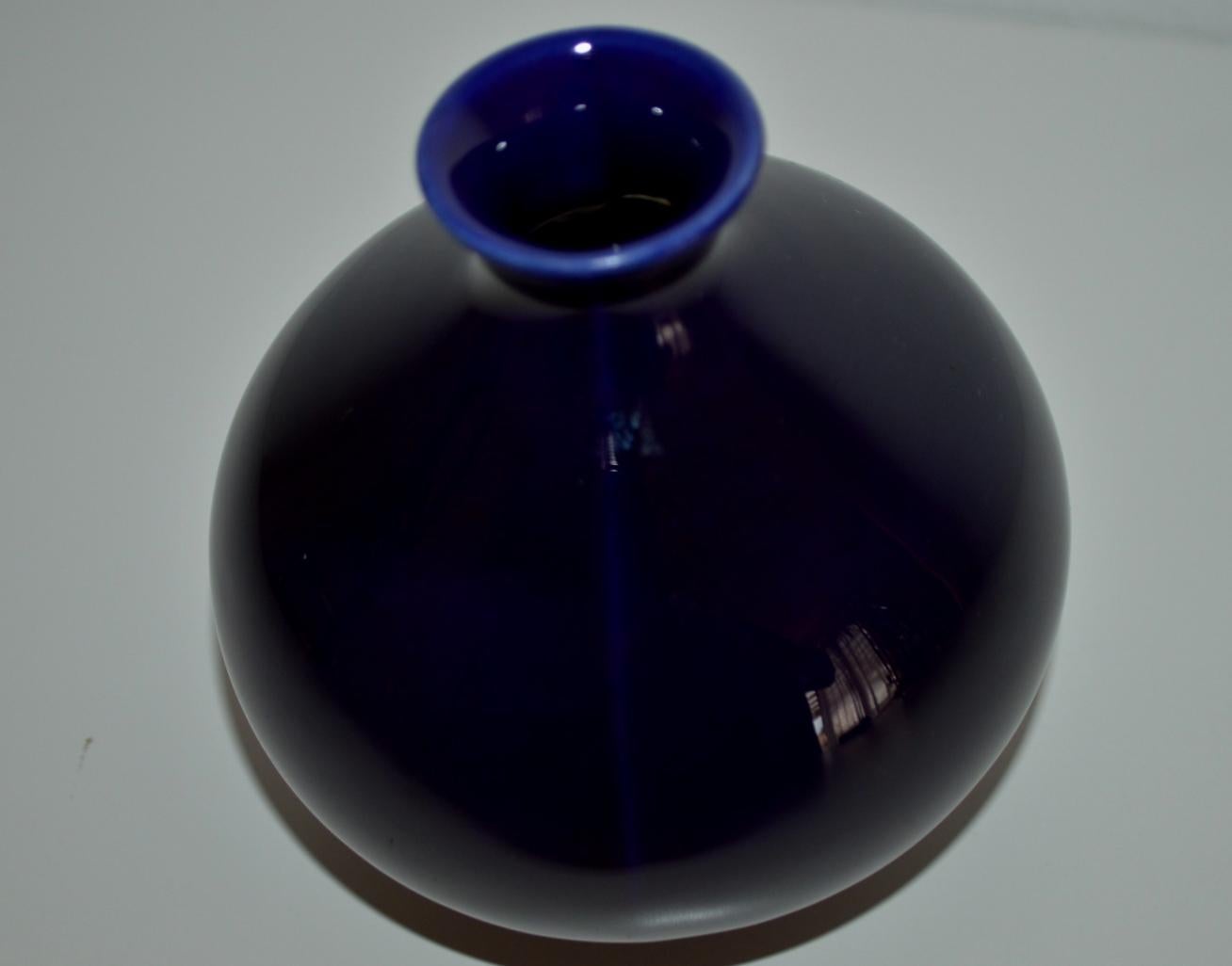 Guido Andlovitz for Lavenia Art Deco Ceramic Flower Vase, 1930s For Sale 1