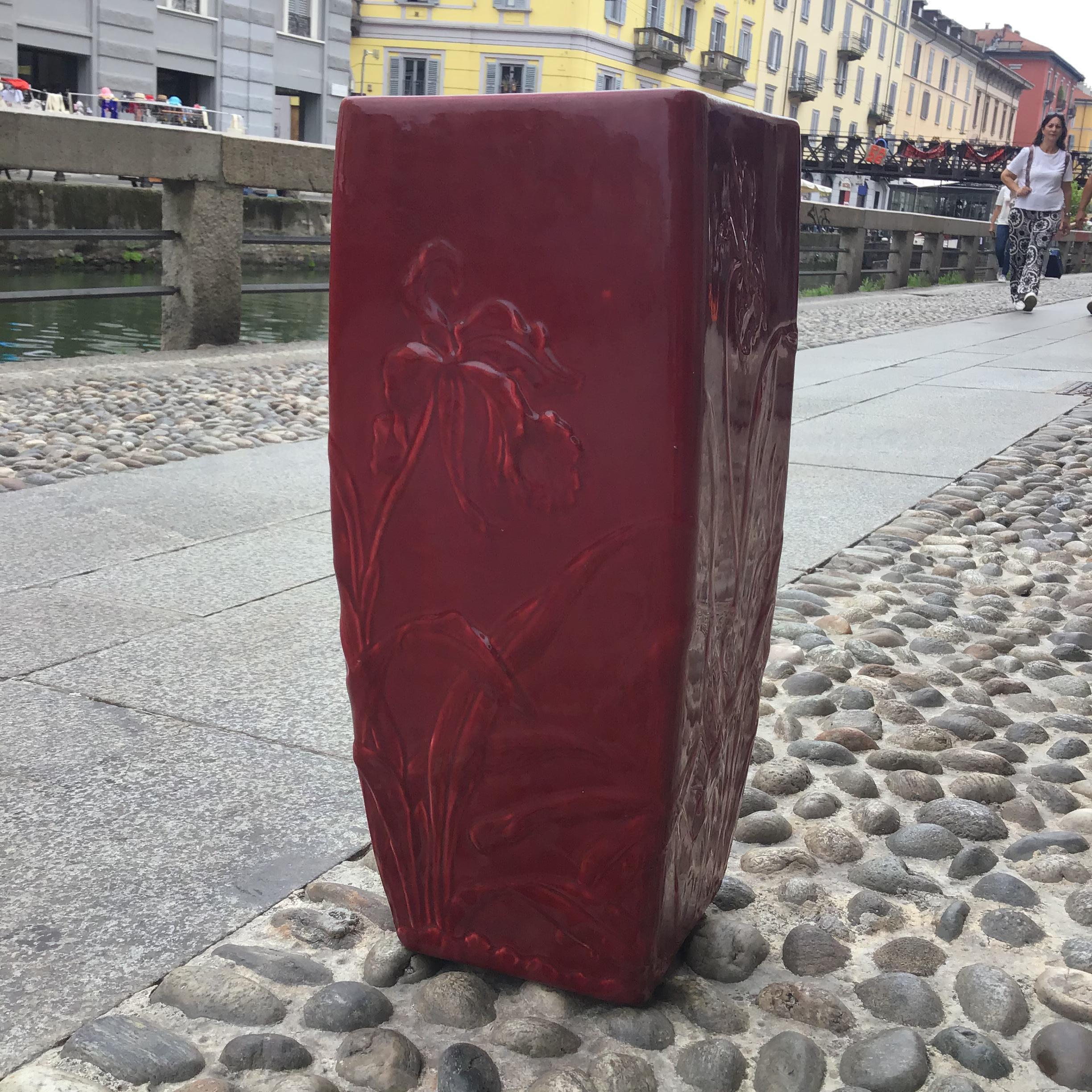 Mid-20th Century Guido Andlovitz Vaso Portaombrelli Ceramica 1930 Italia in vendita