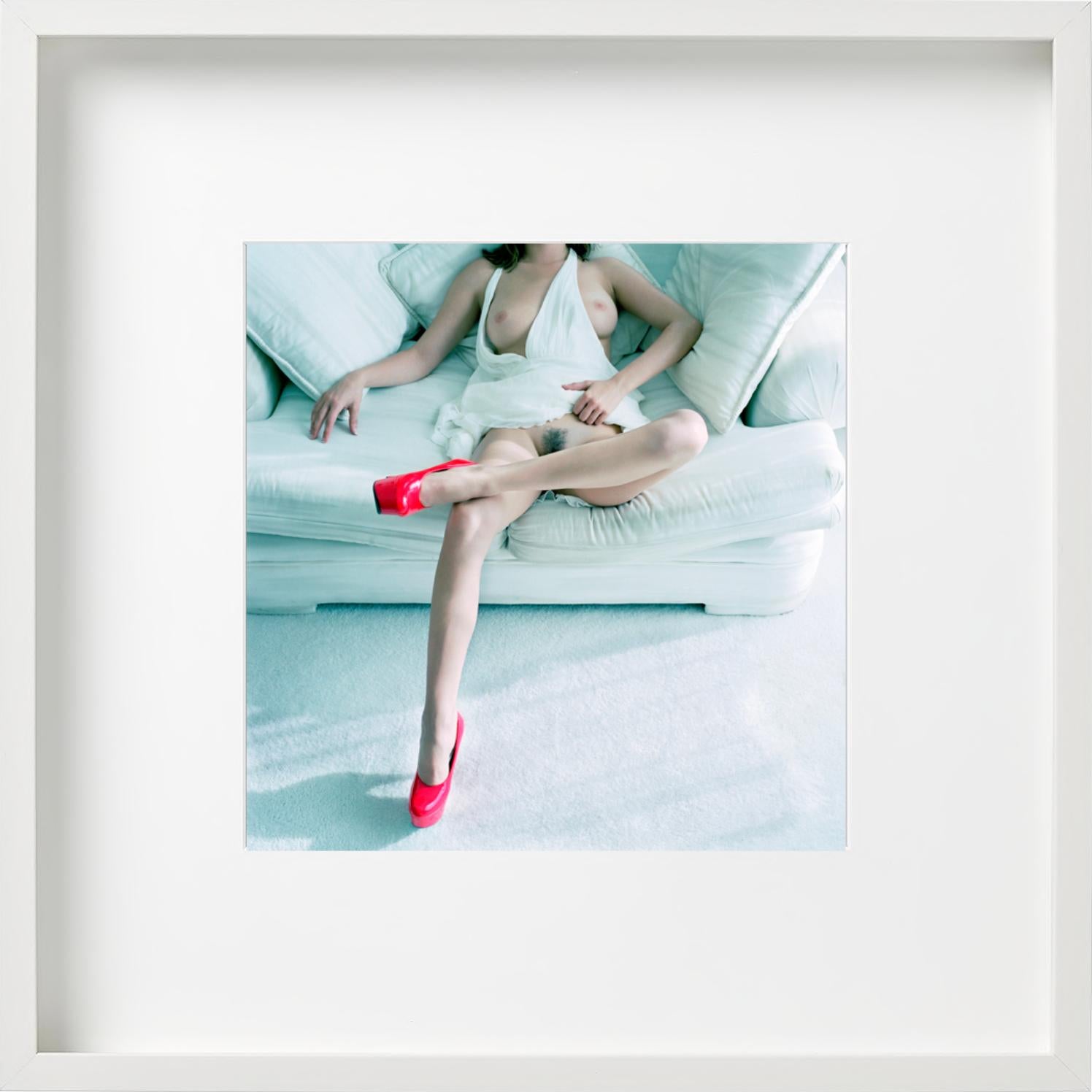 'A dream is dreaming of you' - seminude in pink shoes, fine art photography 2005 For Sale 1