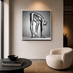 AGLAEA von Guido Argentini, Serie „DIAMOND DUST“, Unikat, GERAHMT