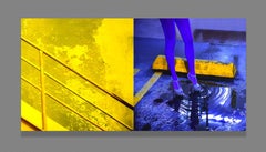 And suddenly it is evening EROS Mounted on Plexiglas, Diptych, 10x20 in (25x50cm