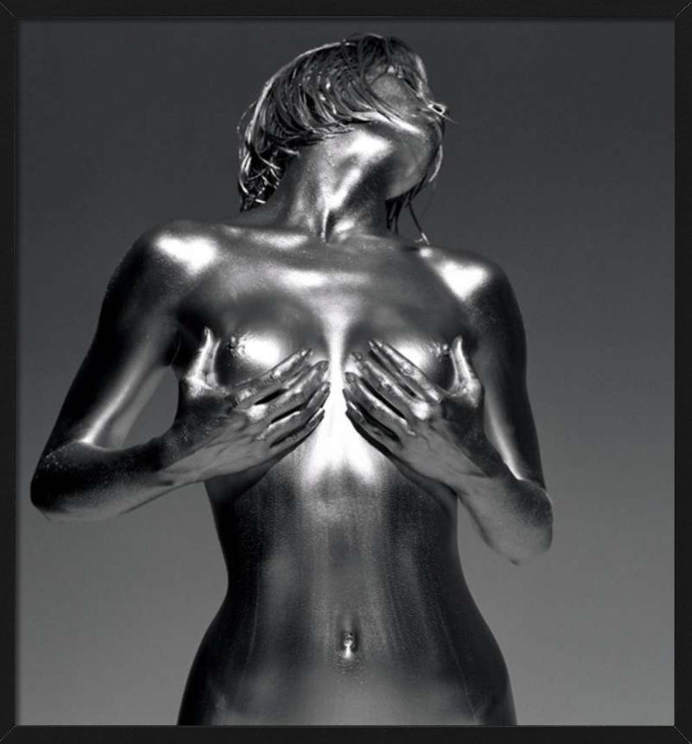 Cerridwe - Nude Portrait in Silver, Fine Art Photography, 2002 For Sale 1