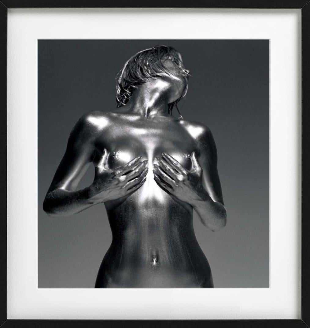 Cerridwe - Nude Portrait in Silver, Fine Art Photography, 2002 For Sale 2