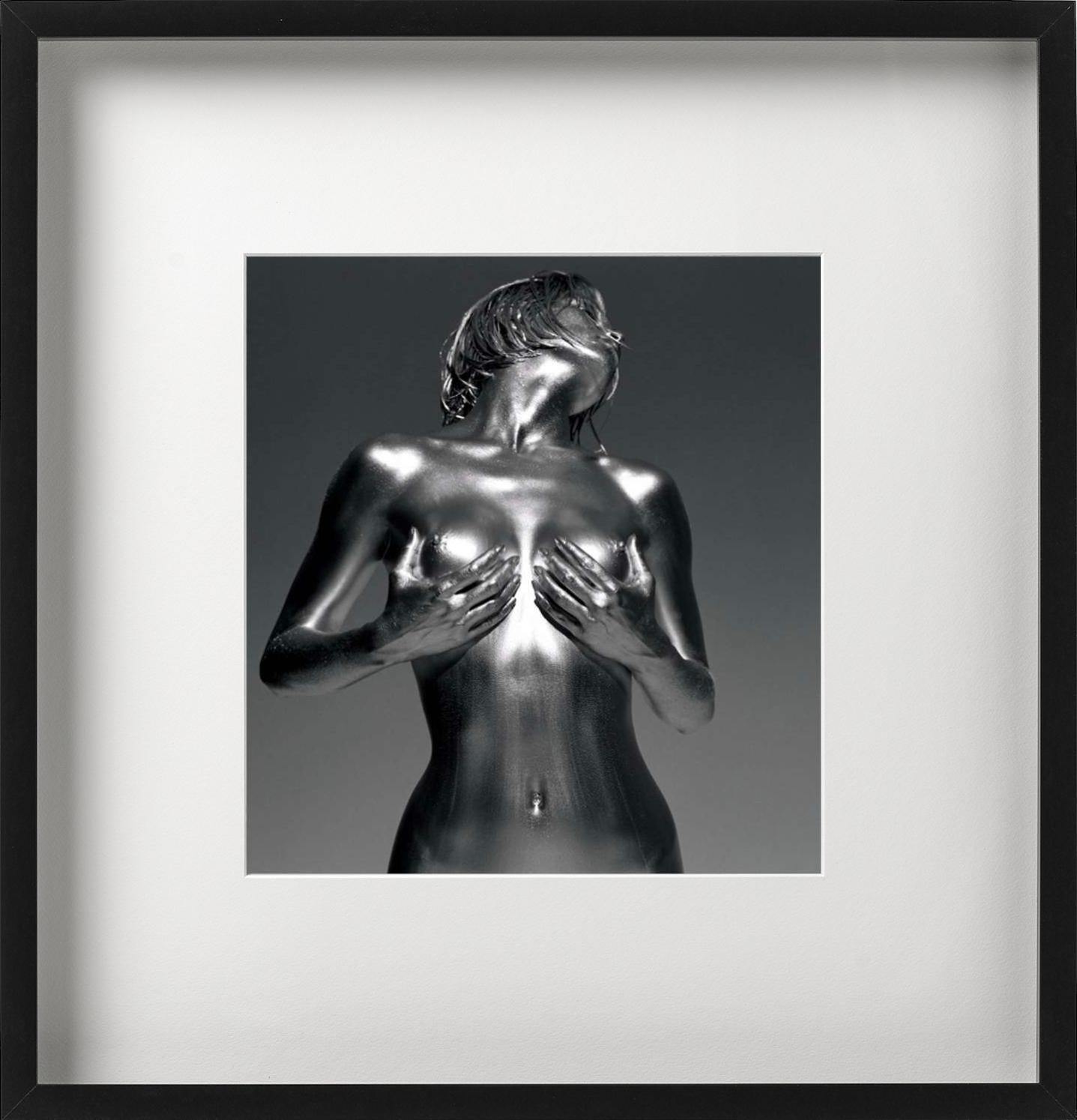 Cerridwe - Nude Portrait in Silver, Fine Art Photography, 2002 For Sale 3