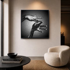 COVENTINA, de Guido Argentini, serie DIAMOND DUST, pieza única, ENMARCADA