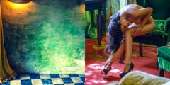 EROS Archival Pigment Print, Contemporary Diptych, 30 x 60 in, Signed