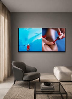 EROS Archival Pigment Print Diptych of Female Form, 30 x 60 in