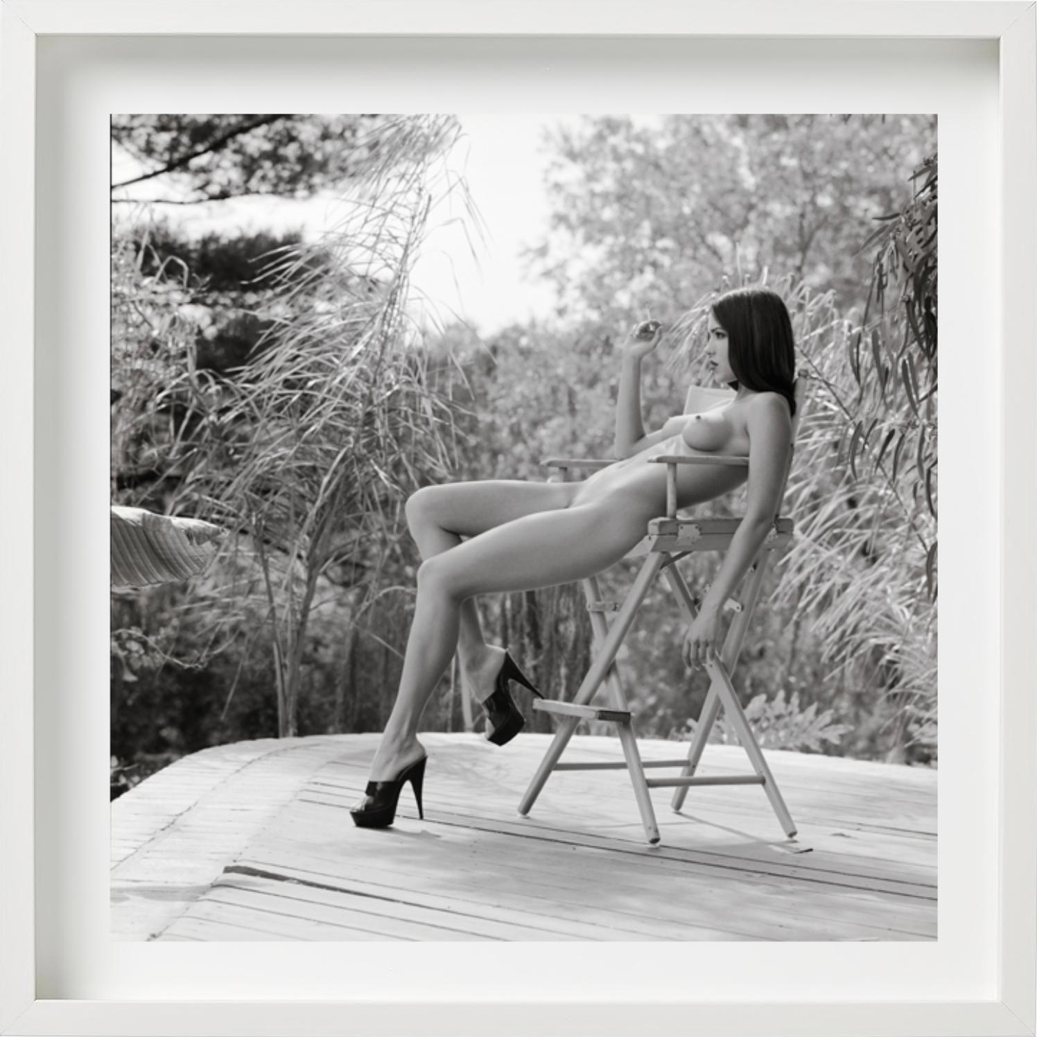 'Faith will allow you to grow '- nude in Garden, fine art photography, 1996 - Contemporary Photograph by Guido Argentini